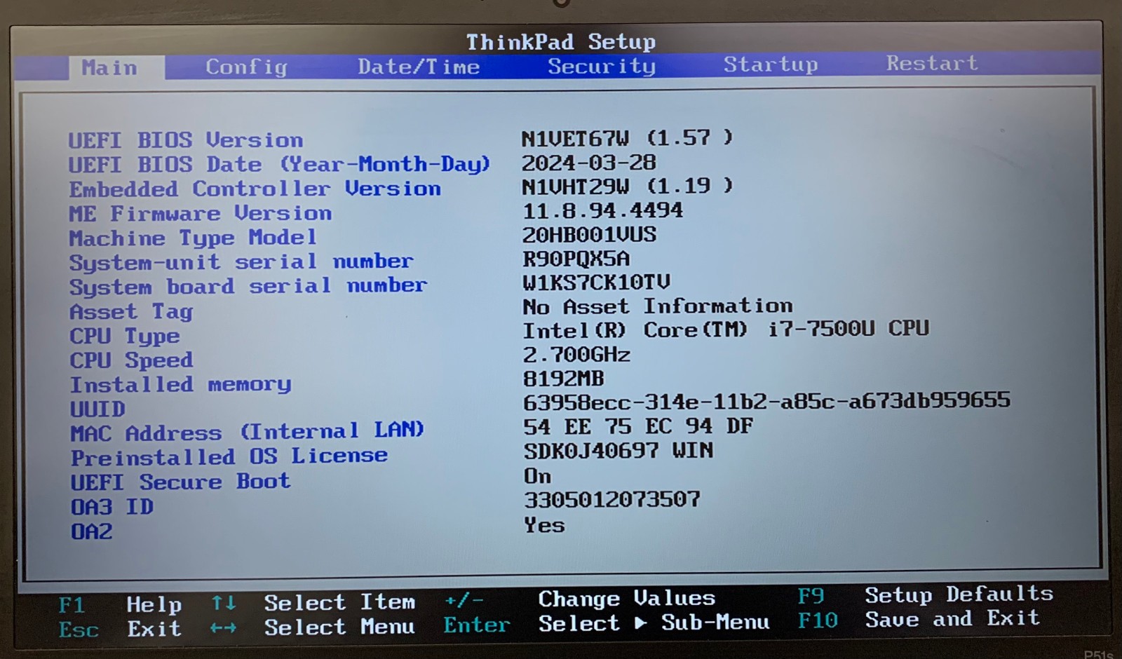 Lenovo ThinkPad P51s 15.6″ Laptop i7-7500U 8GB RAM 256GB NVMe w/Adapter