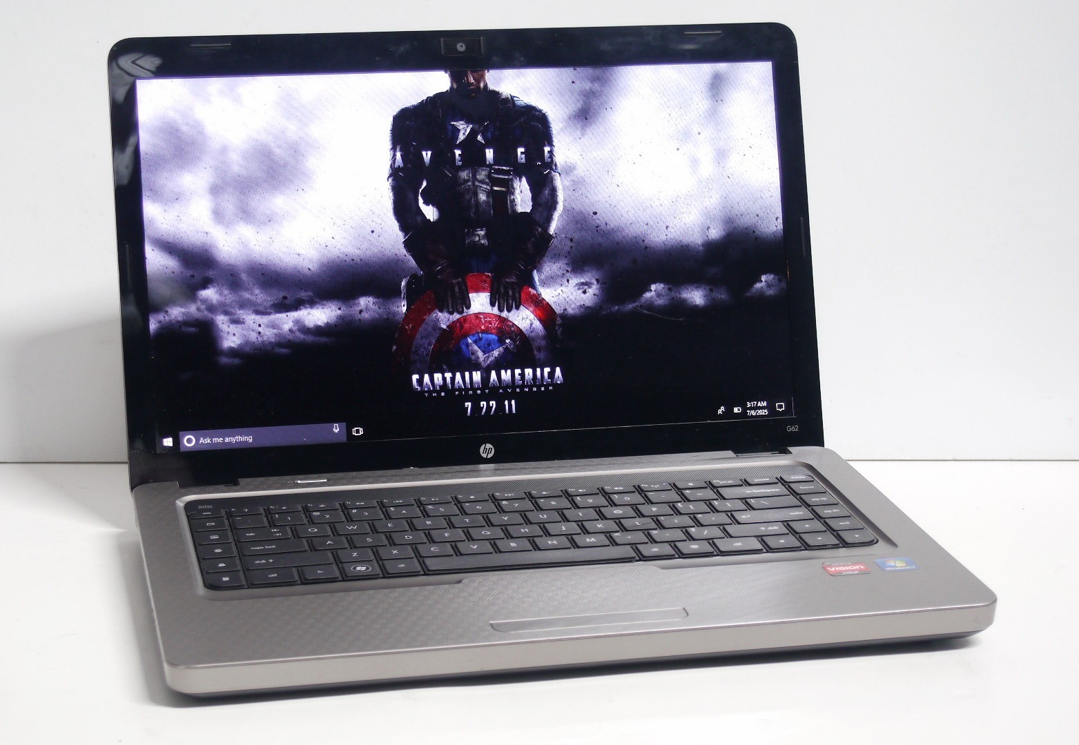 HP G62 Notebook AMD Turion II P540 6GB Ram 300BG HDD Windows 10 Budget Laptop