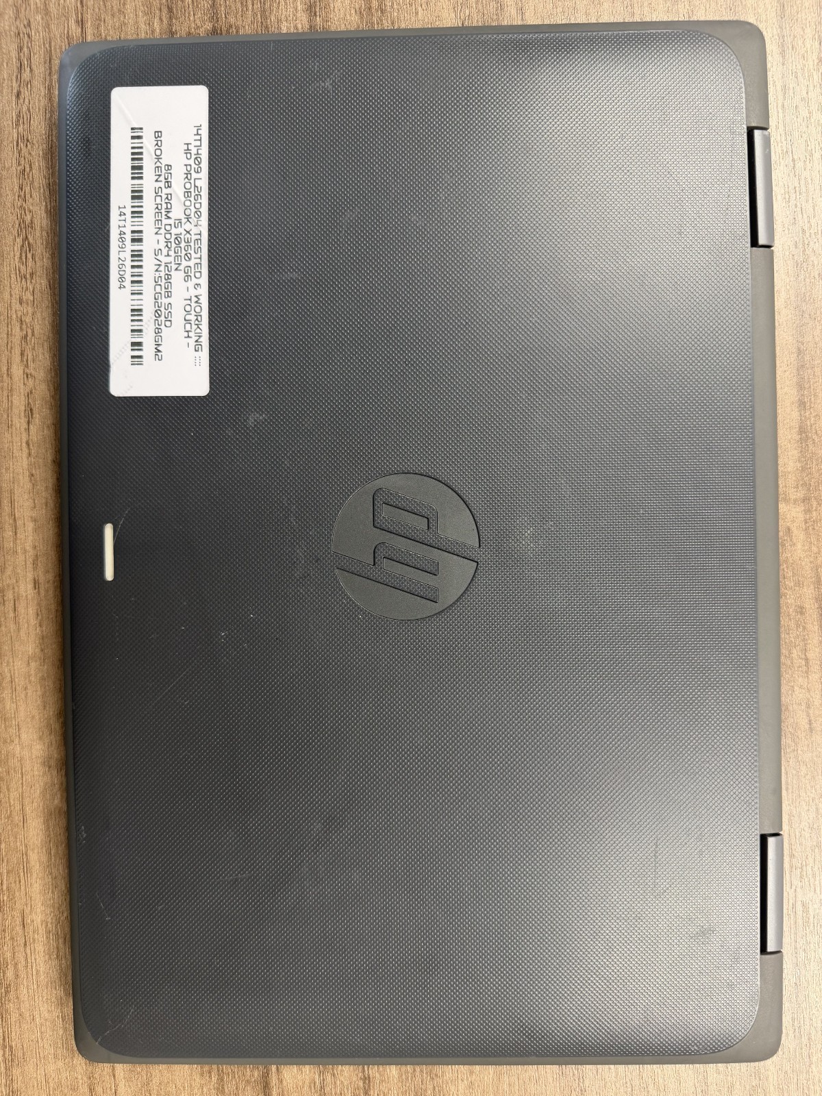 HP Probook x360 G6 TOUCH Core i5 10th gen 8gb ram DDR4 128gb SSD USED