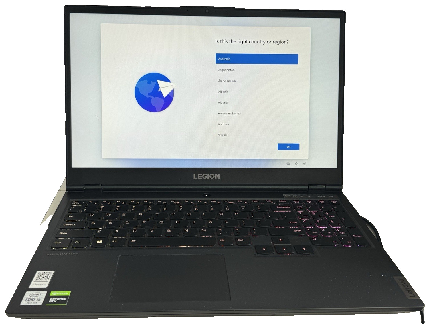 Lenovo Legion 5i 15IMH05 I5 16G 512G 10H 2020