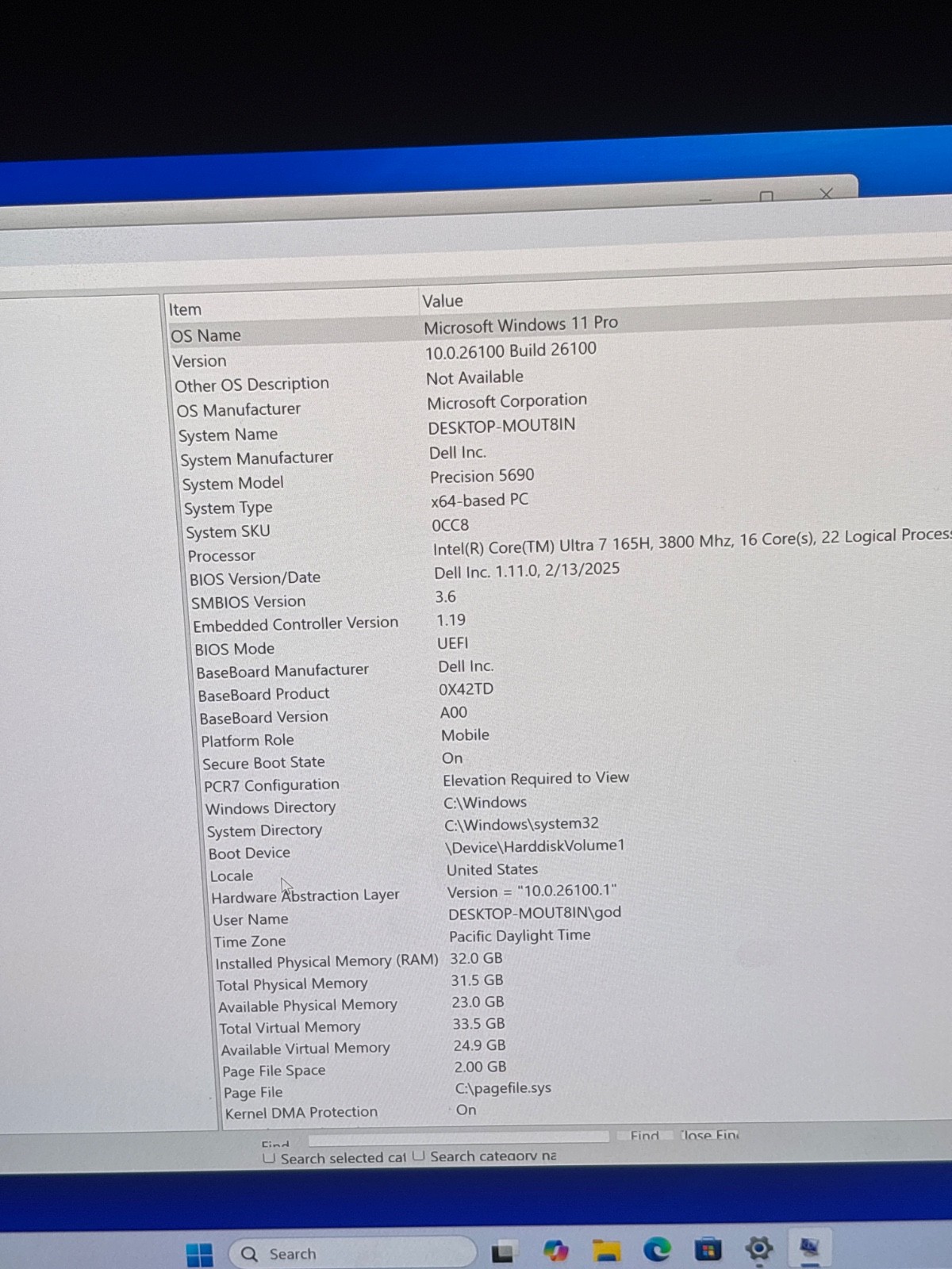 Dell 5690 16″ Intel Ultra 7 165H Touch OLED 32GB RAM 1tb Ssd WORTH 2x ASK PRICE