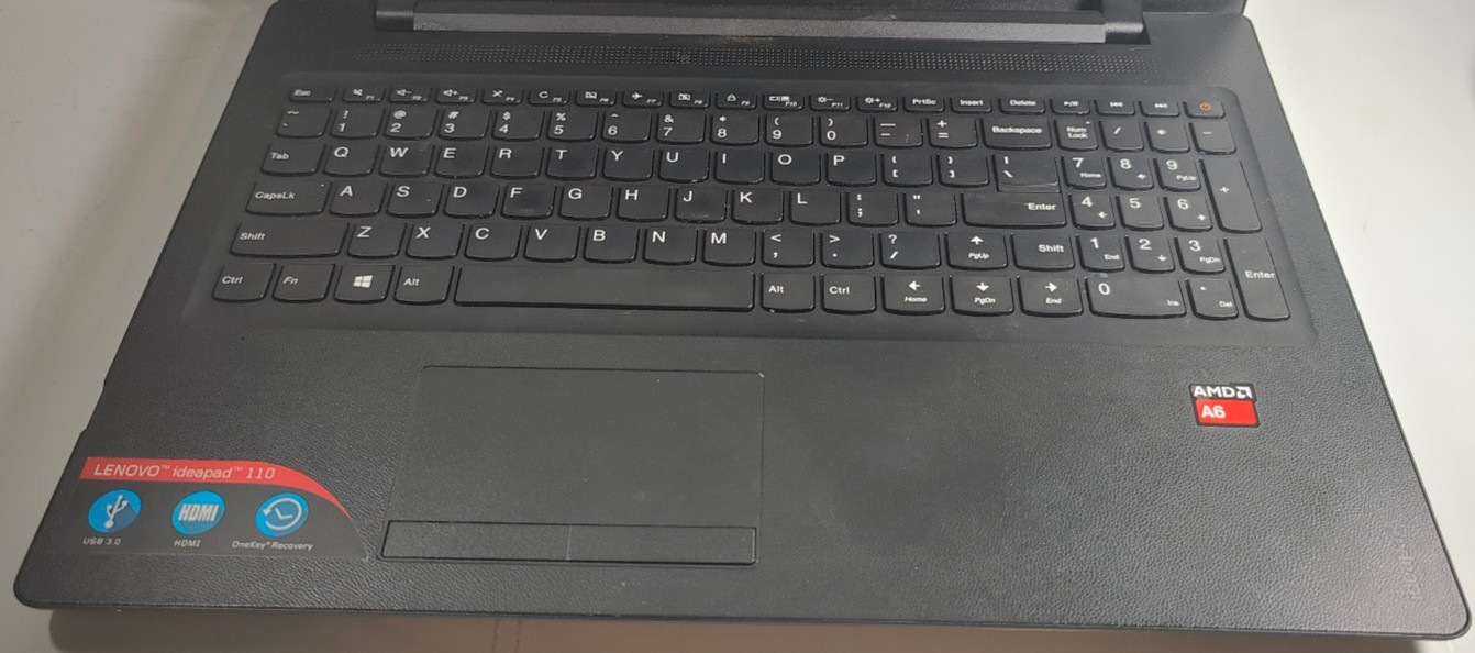 15.6″ Lenovo IdeaPad 110-15ACL AMD A6-7310M Quad Core 8GB RAM 256GB SSD Radeon