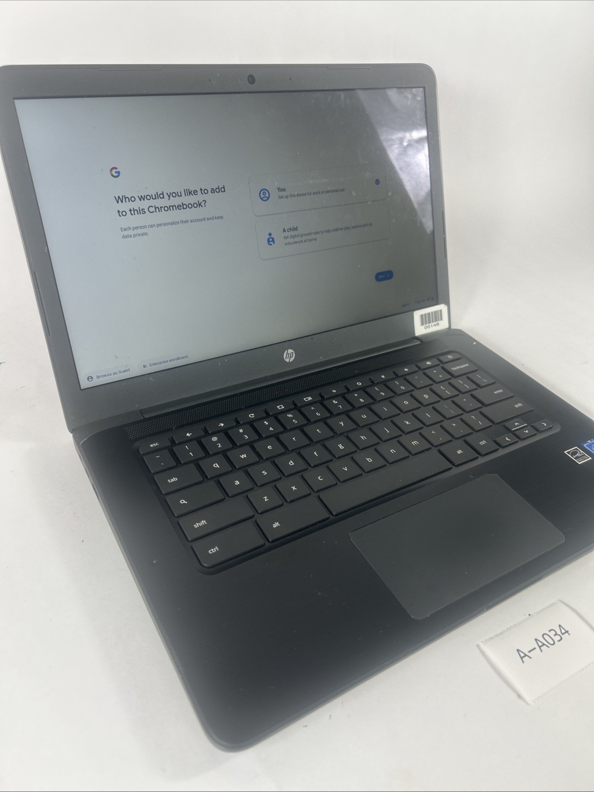 HP Chromebook 14 G6 EE Touchscreen Student Laptop Chrome OS 4GB 32GB