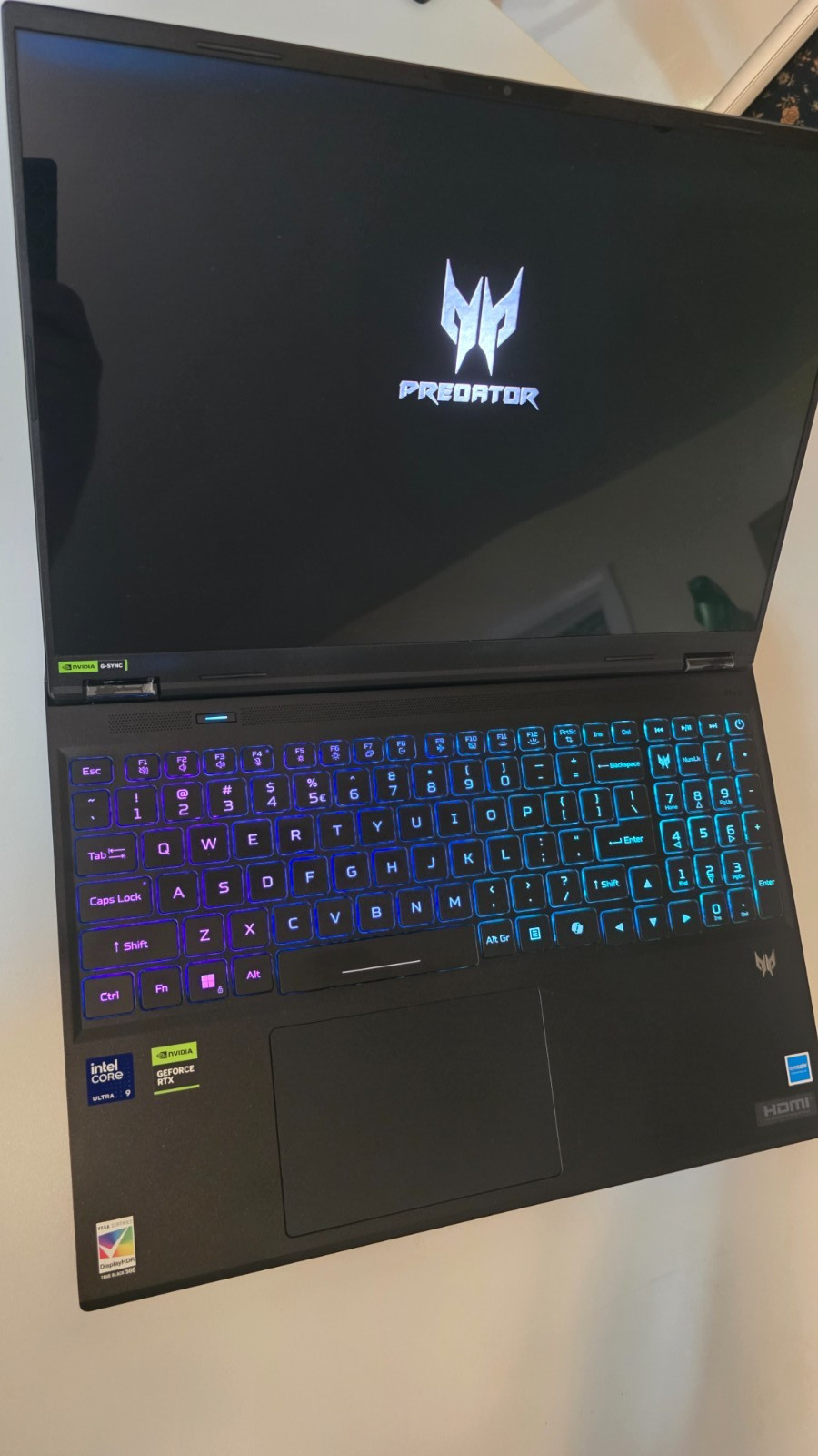 Acer Predator Helios Neo 16S AI 16″ i9 275HX 32GB RAM RTX 5070 Ti 1TB SSD