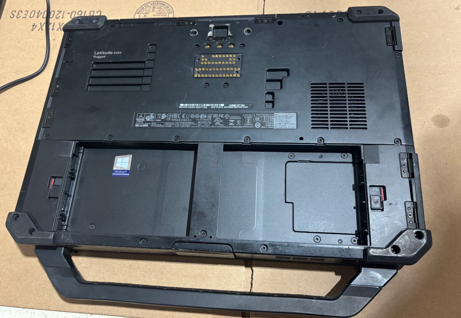 Dell Latitude 5424 Rugged Intel i7-8th 8GB 512GB Windows 11 Pro Touch Screen