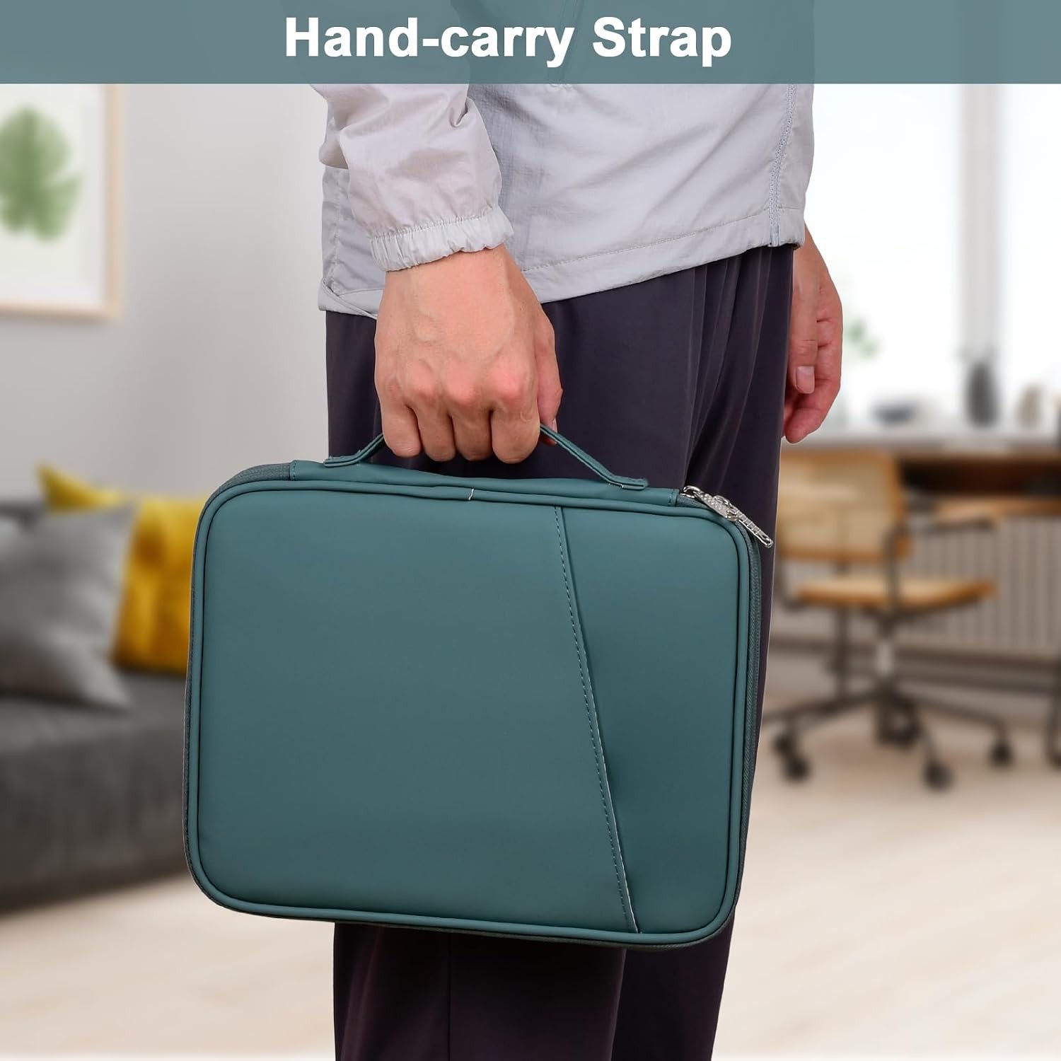 12.9 Tablet Sleeve Carrying Case, Padded Travel Pouch Bag for iPad Pro 13-in