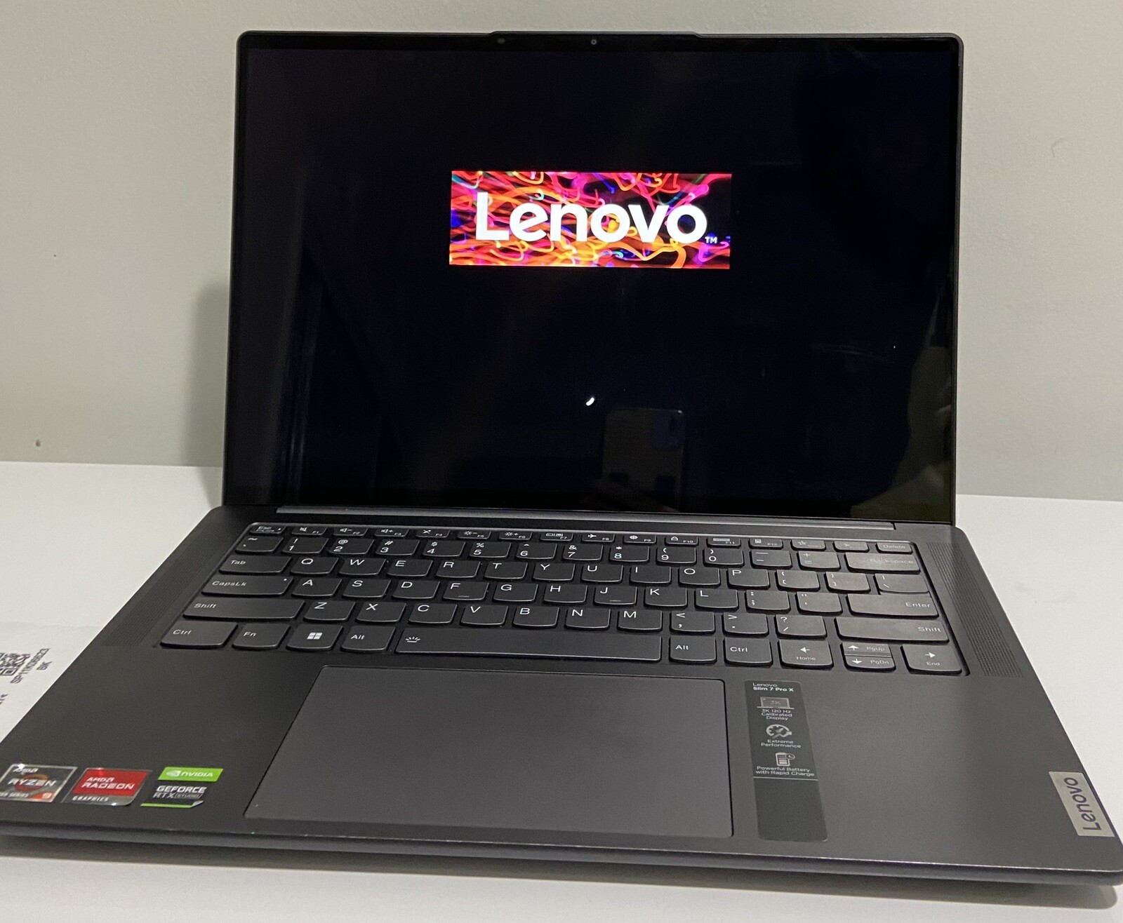 Open Box great condition Dark Gray Lenovo Slim 7 prox 14ARH7 14.5″