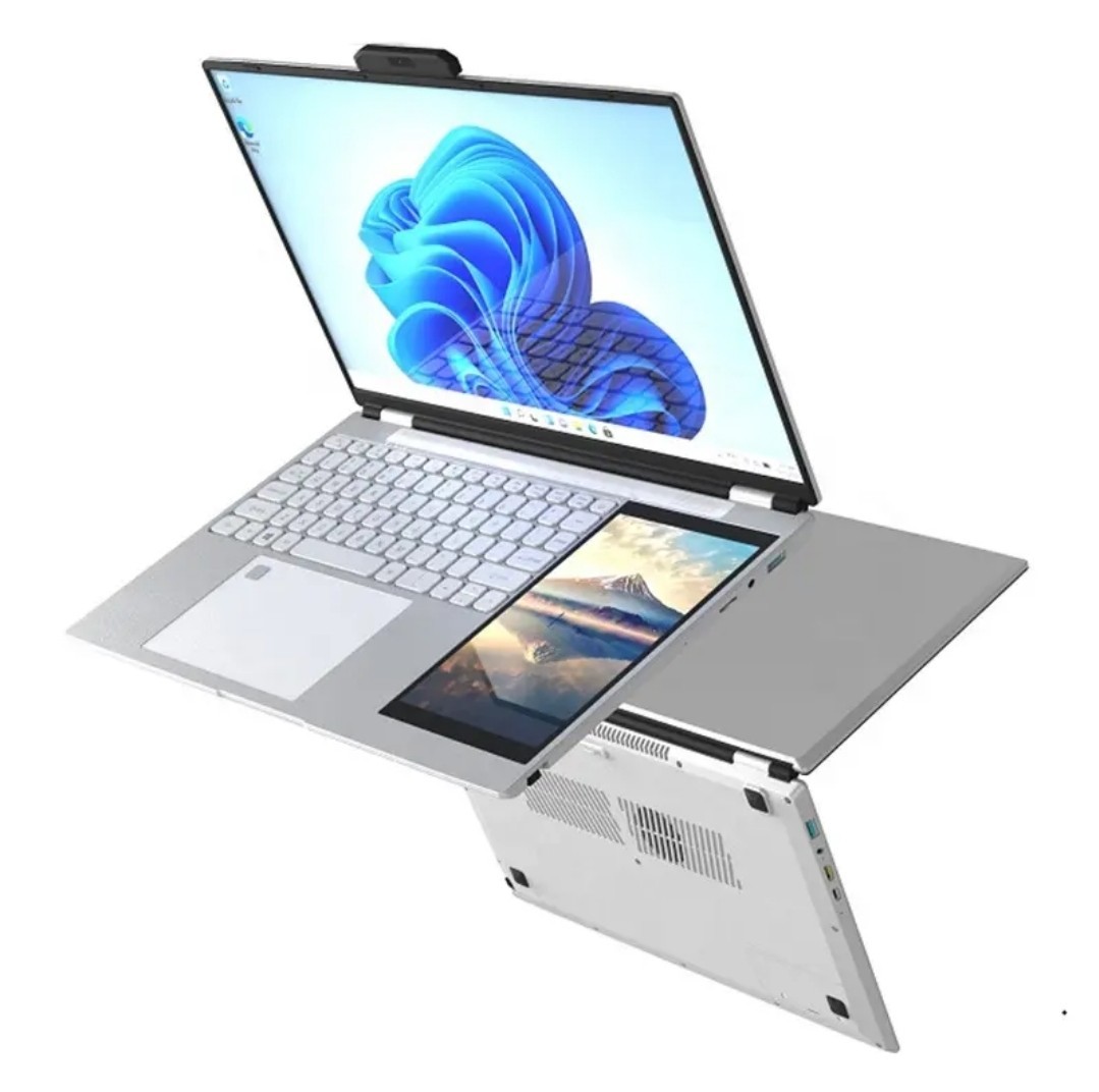 Dual Touchscreen Laptop 15.6 Inch+7 Inch 32G DDR4 2TB SSD Fingerprint Unlock