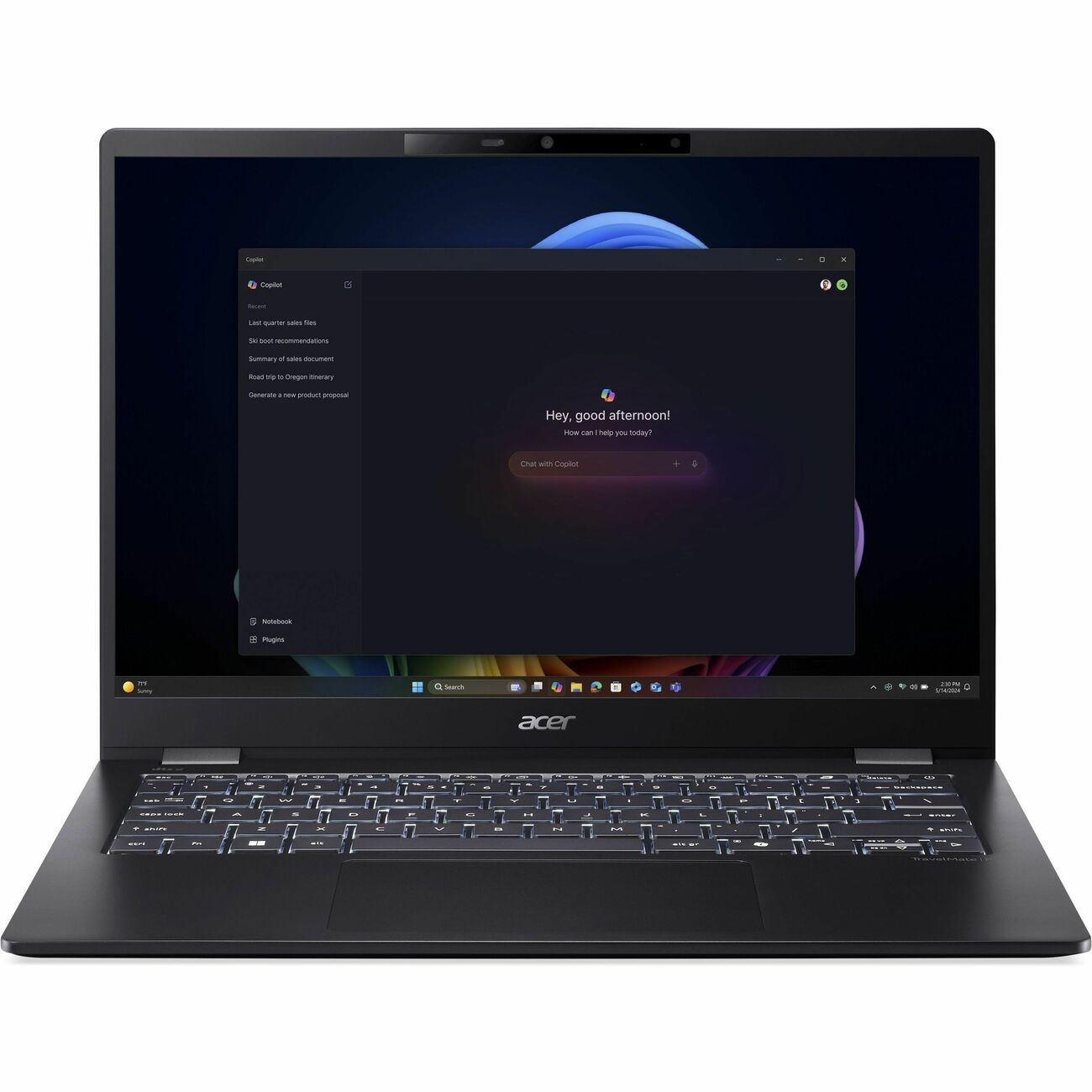 Acer NX.BJKAA.001 TravelMate P6 14″ Touchscreen Notebook