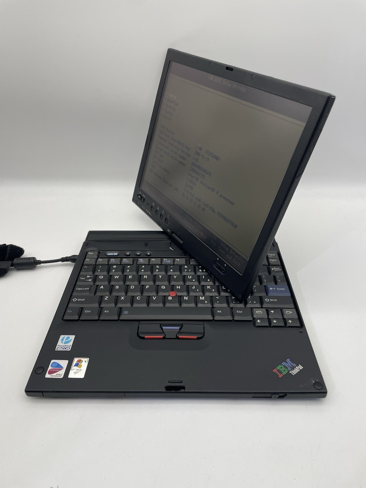 IBM ThinkPad X41 1866-9RU Intel Pentium M 1.6GHz 40GB HDD 12″ Tablet Laptop