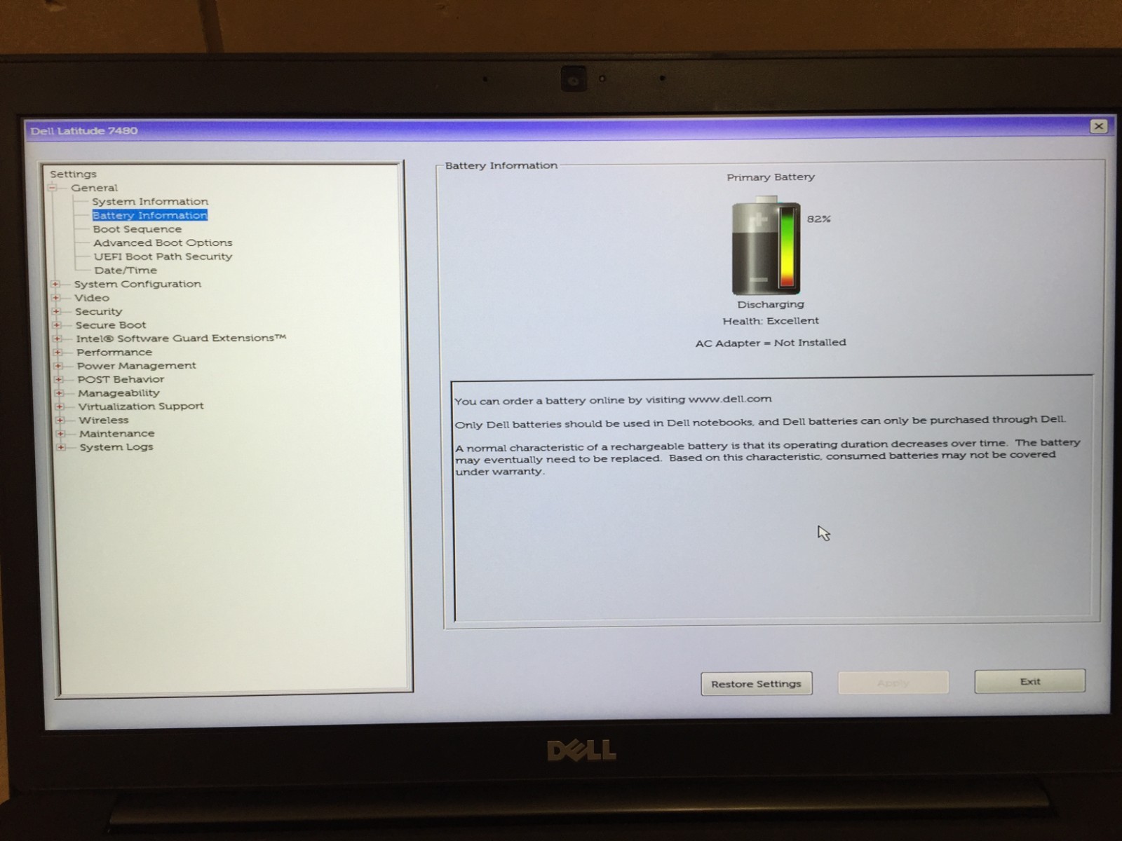 Dell Latitude 7480 14″ FHD Laptop i7-7600U 2.8GHz 8GB RAM 256GB SSD w/AC