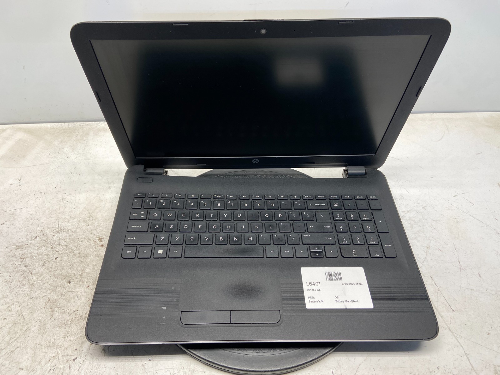 HP 250 G5 Intel i5-6200U 2.3GHz 8 GB NO HDD – BIOS LOCKED
