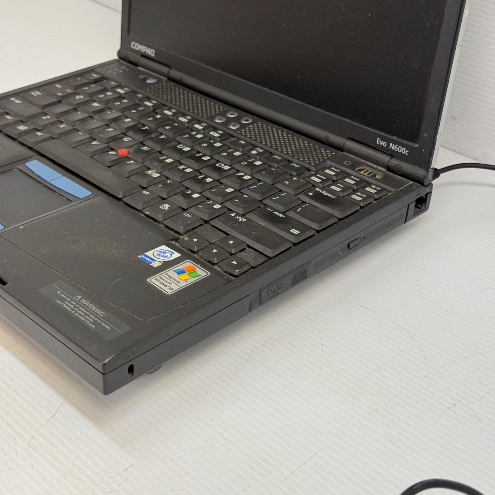 Compaq Evo N610c Laptop PP2040 Vintage Powers On No Further Testing