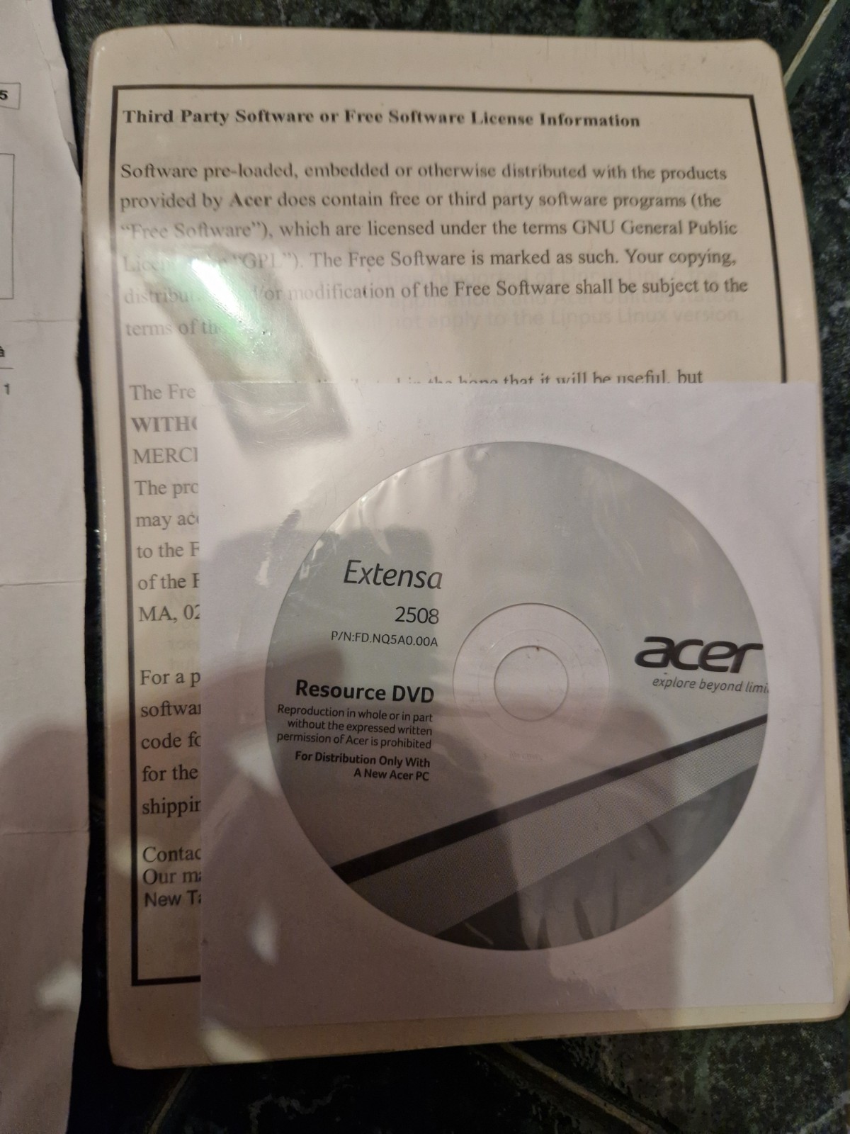 Acer Extensa 2508 Series 15″ Personal Computer PC Laptop