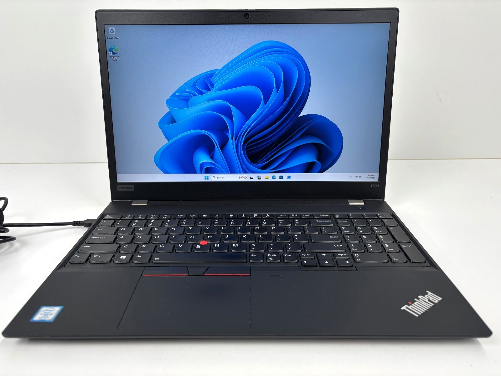 Lenovo ThinkPad T590 Full HD i5-8365U 16GB 256SSD Win11 Pro NO BATTERY PARTS