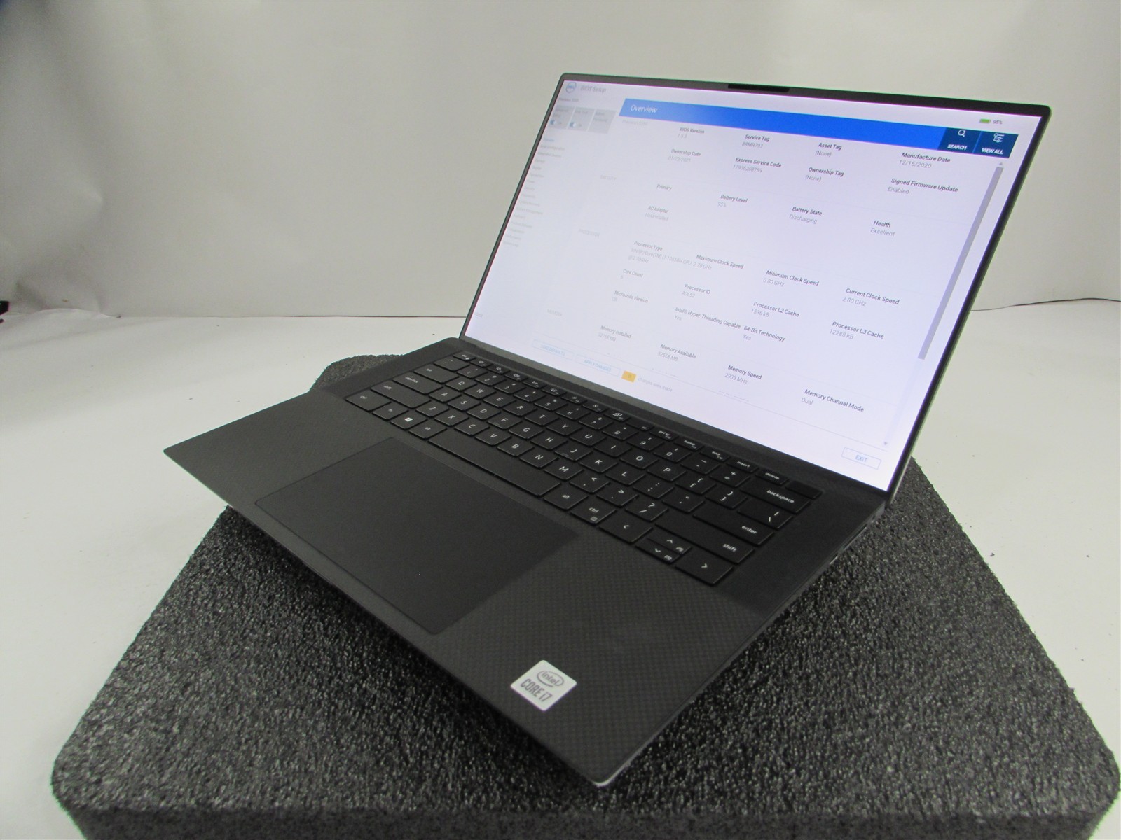 DELL PRECISION 5550 1920X1200 FHD CORE I7-10850H 512GB SSD 32GB RAM T1000 WIN 11