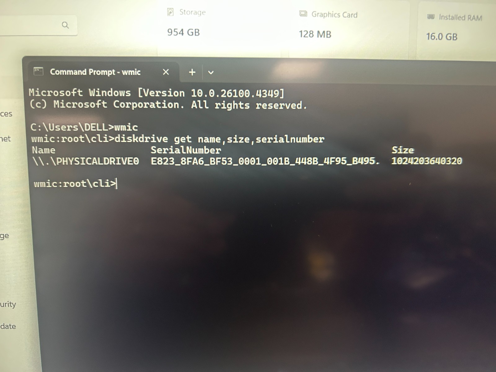 DELL 16 DC16250 MRYT3 Intel Core 7-150U, 1.80 GHz, 16 GB RAM, 1 TB NVMe