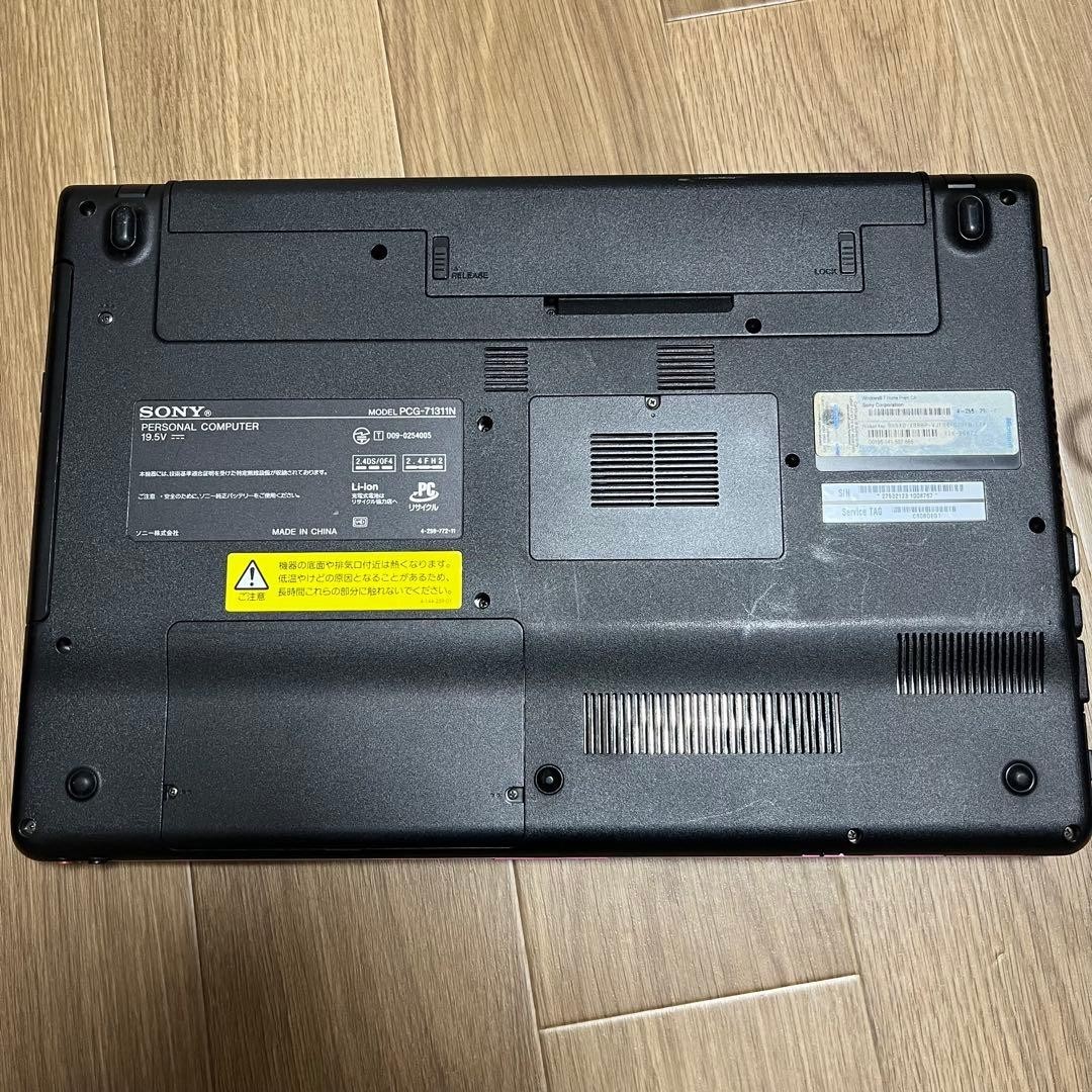 Sony Vaio Note PC PCG-71311N intel i5-M480 4GB 500GB SSD Used