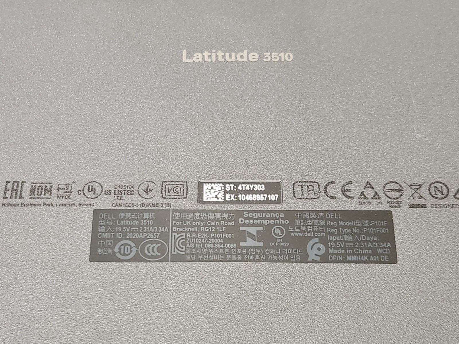 Dell Latitude 3510 15.6″ Laptop i5-10210U 1.60GHz 8GB 256GB SSD W11P AC *READ*