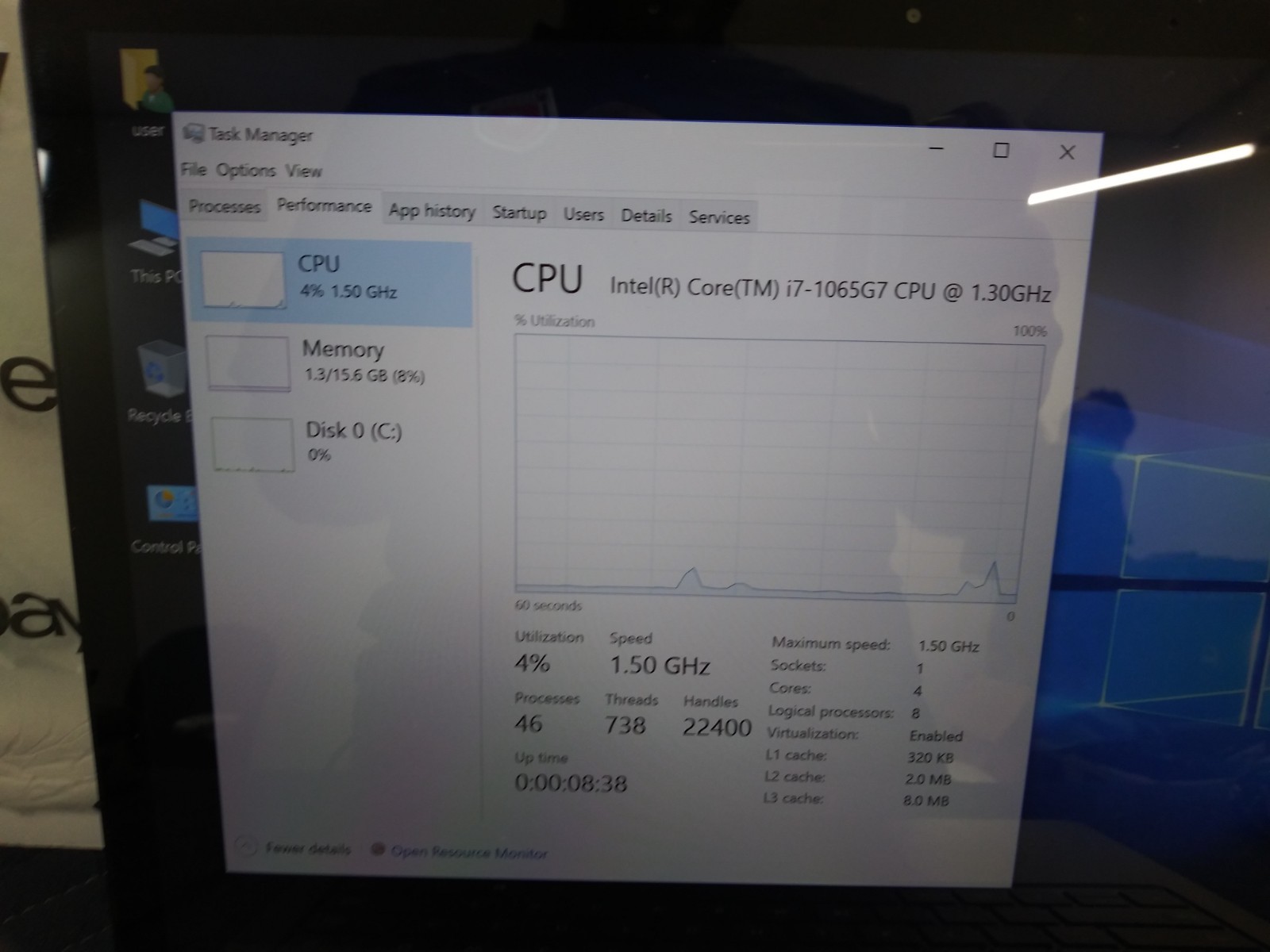 Microsoft Surface Laptop 3 1868 | i7-1065G7@1.3GHZ | READ DESC