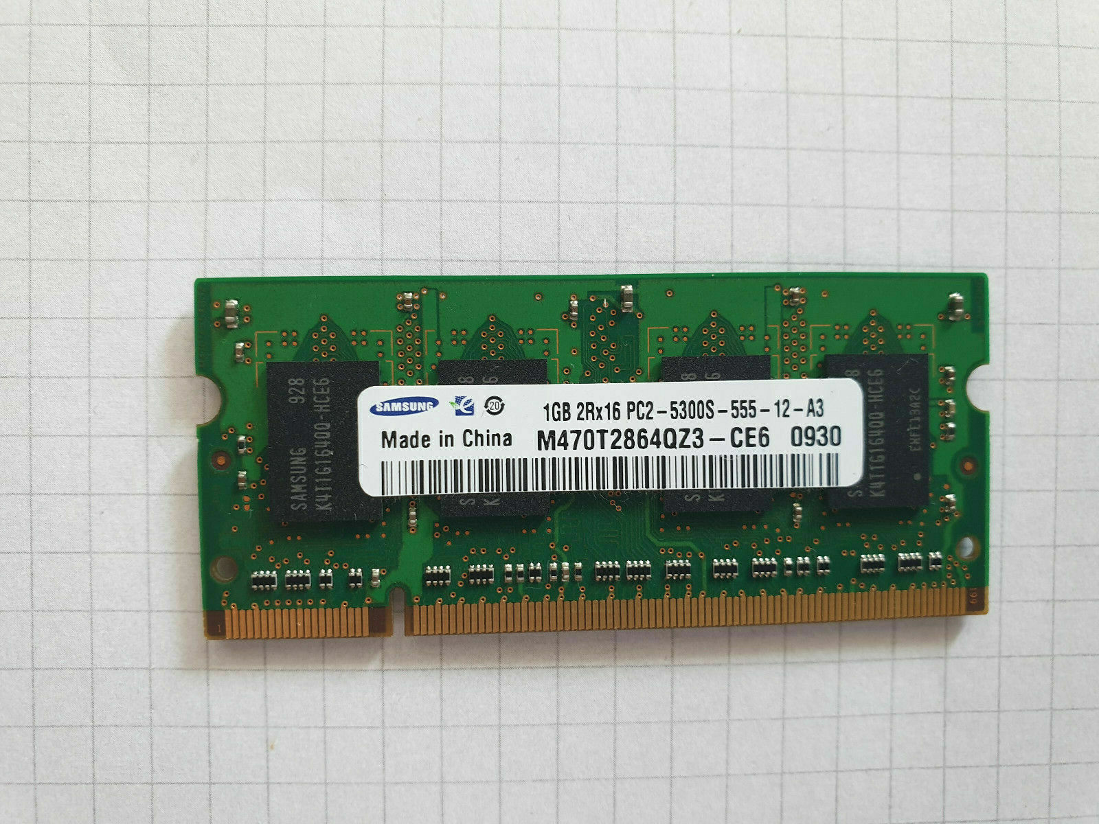 Samsung NC 10 Ram memory 1 GB