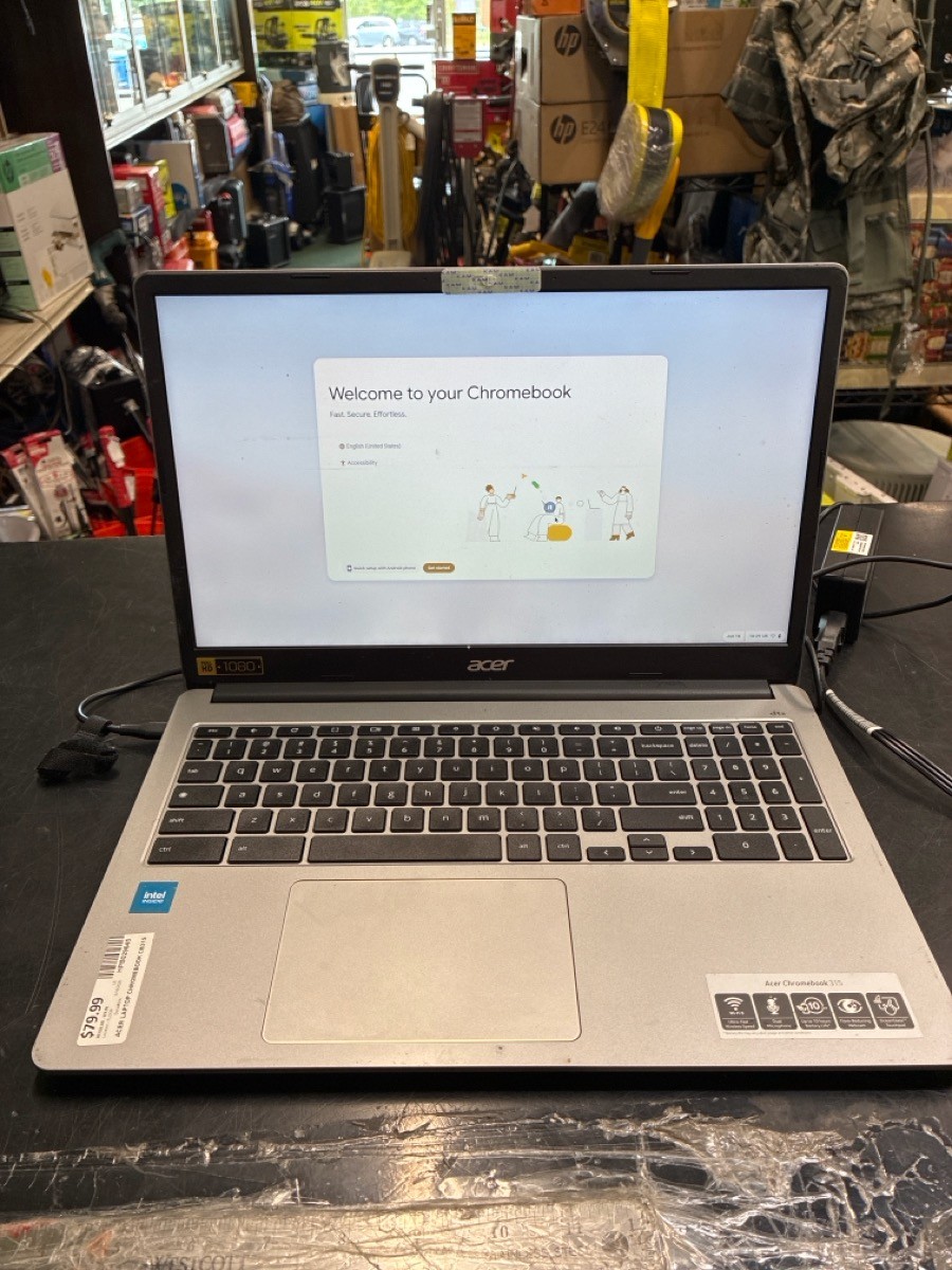 Acer Chromebook 315 CB315-3H-C69K 15.6″ N4020 64GB – Silver (HPB029645)