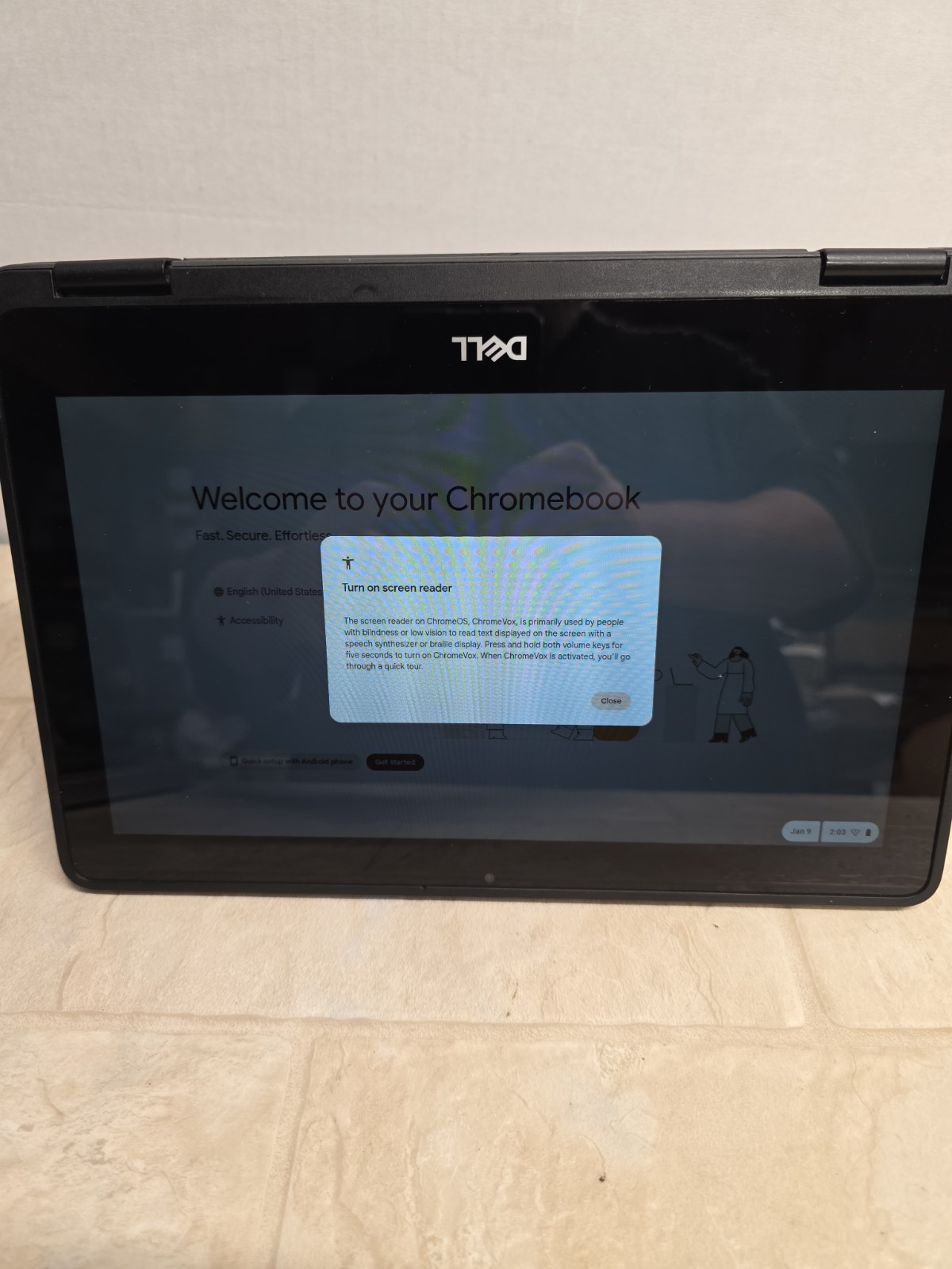 Dell Chromebook 3100 2-in-1 11.6″ Touchscreen Laptop 4GB/ 32GB WiFi