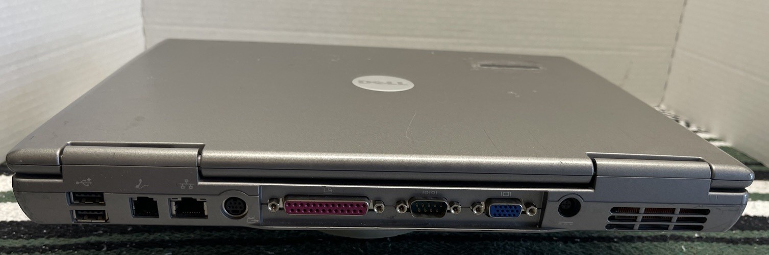 Working Vintage Dell Latitude D510 Windows 2000 Laptop Serial Printer USB Port