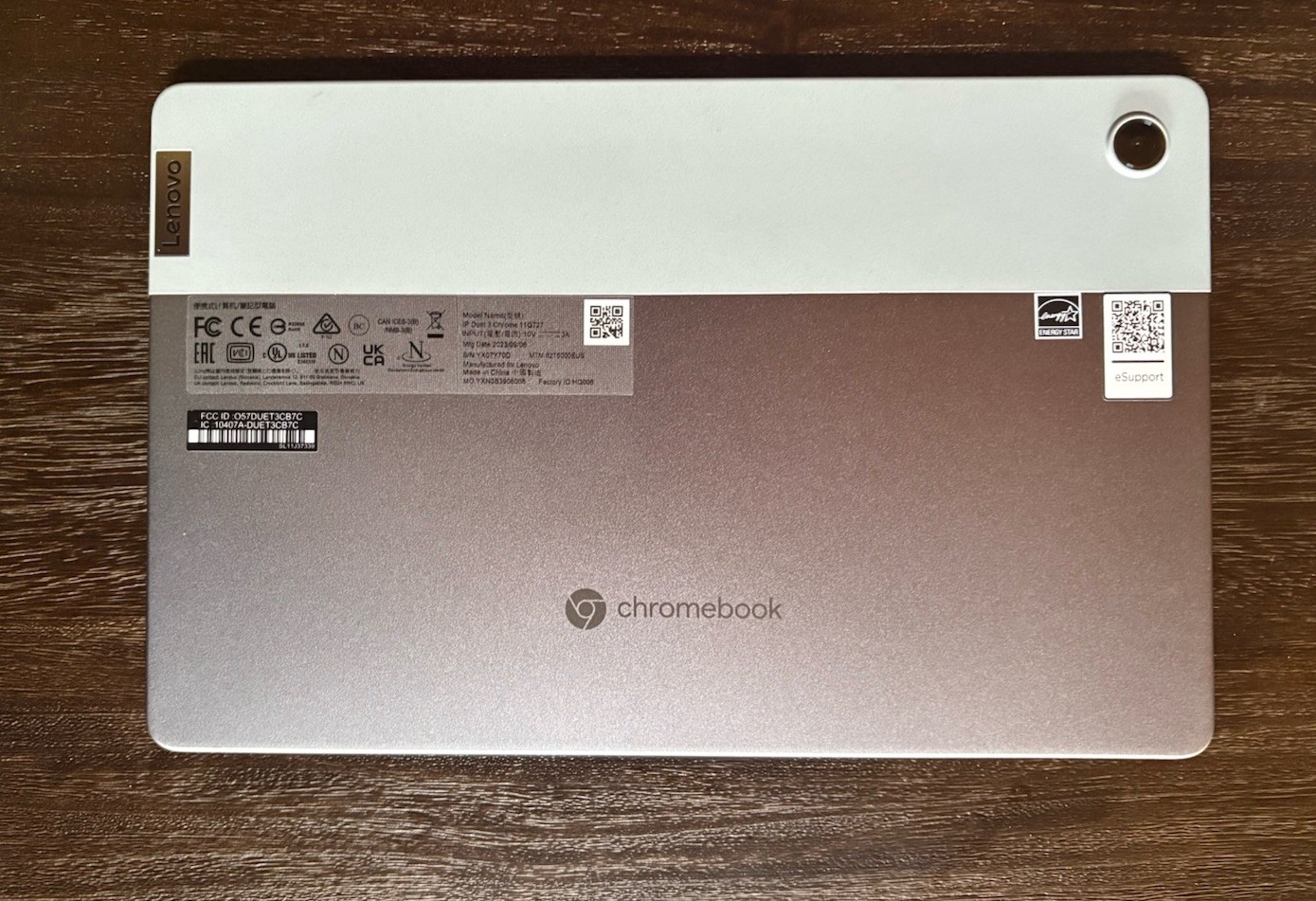 Lenovo Ideapad Duet 3 Chromebook 11” (2000×1000) Touch 2 In 1 Tablet