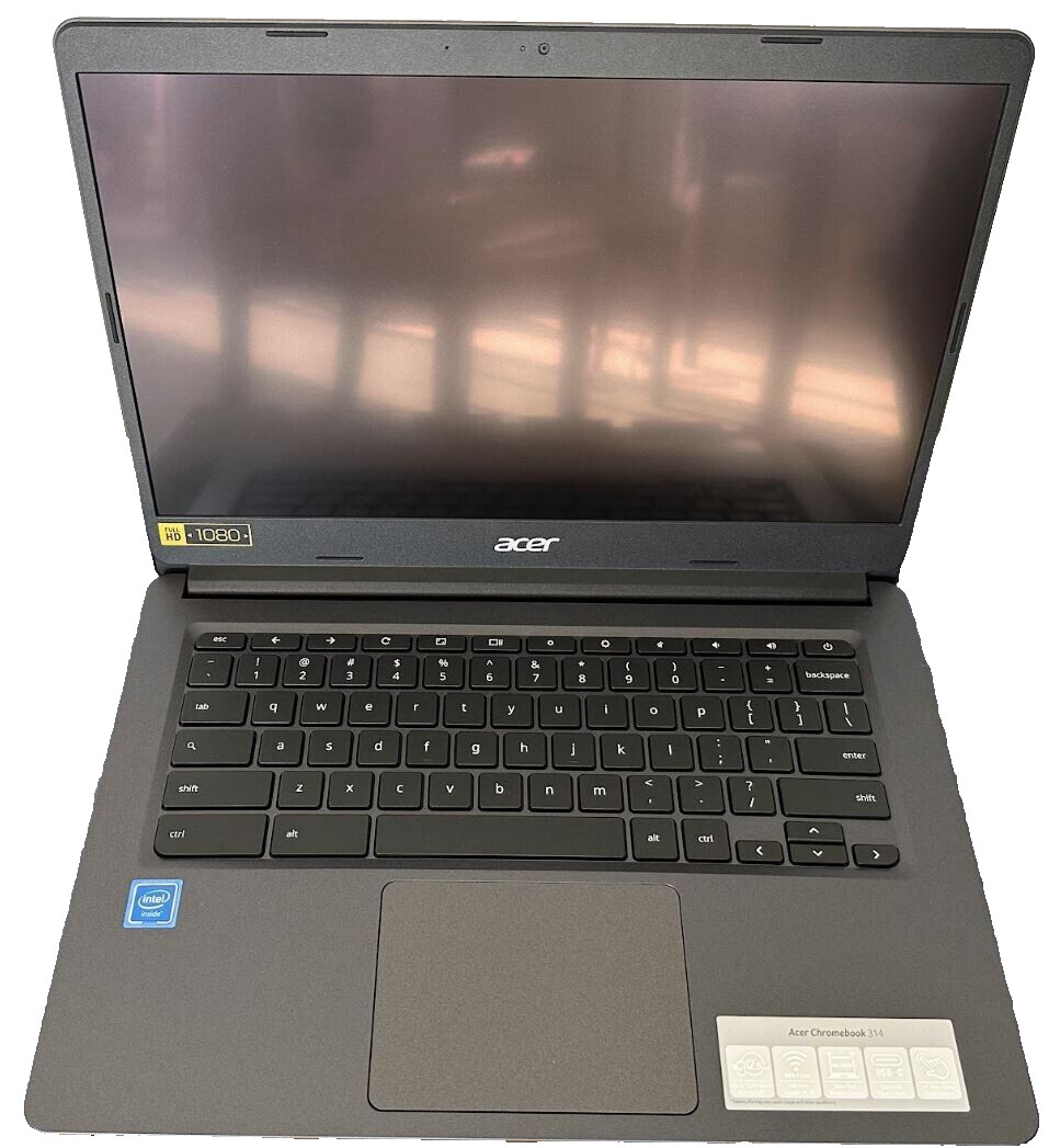 Acer Chromebook 314 Pure Silver 32GB Storage 4GB RAM Chrome OS Laptop 14 Inch