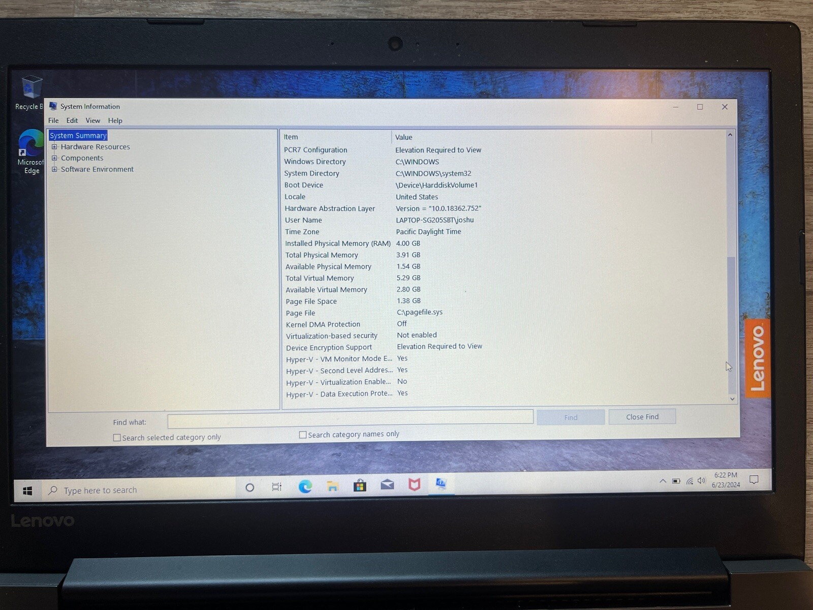 Lenovo 81DE00L8US Ideapad 330 15.6″ HD i3-8130U 2.20GHz 4GB RAM 1TB HDD Laptop