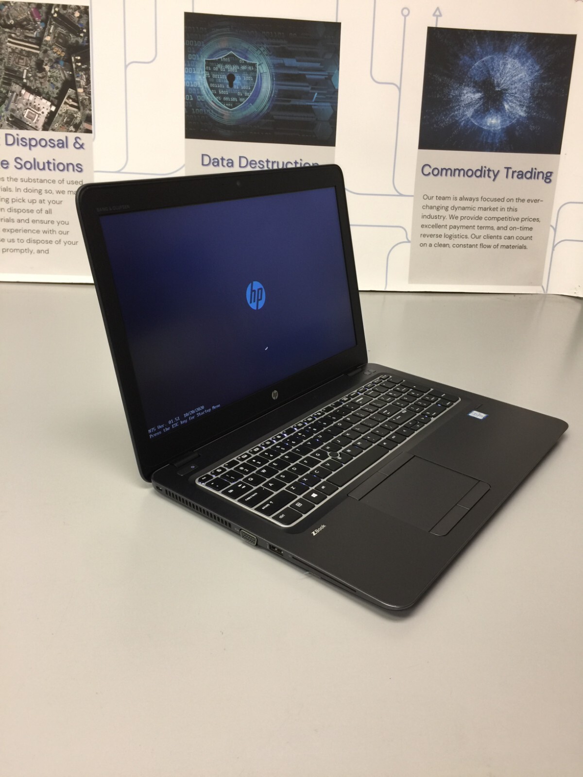 HP ZBook 15u G3 – 15.6″ Core i7 6th gen 2.60GHz 8GB RAM 256 GB SSD WIN 11 PRO
