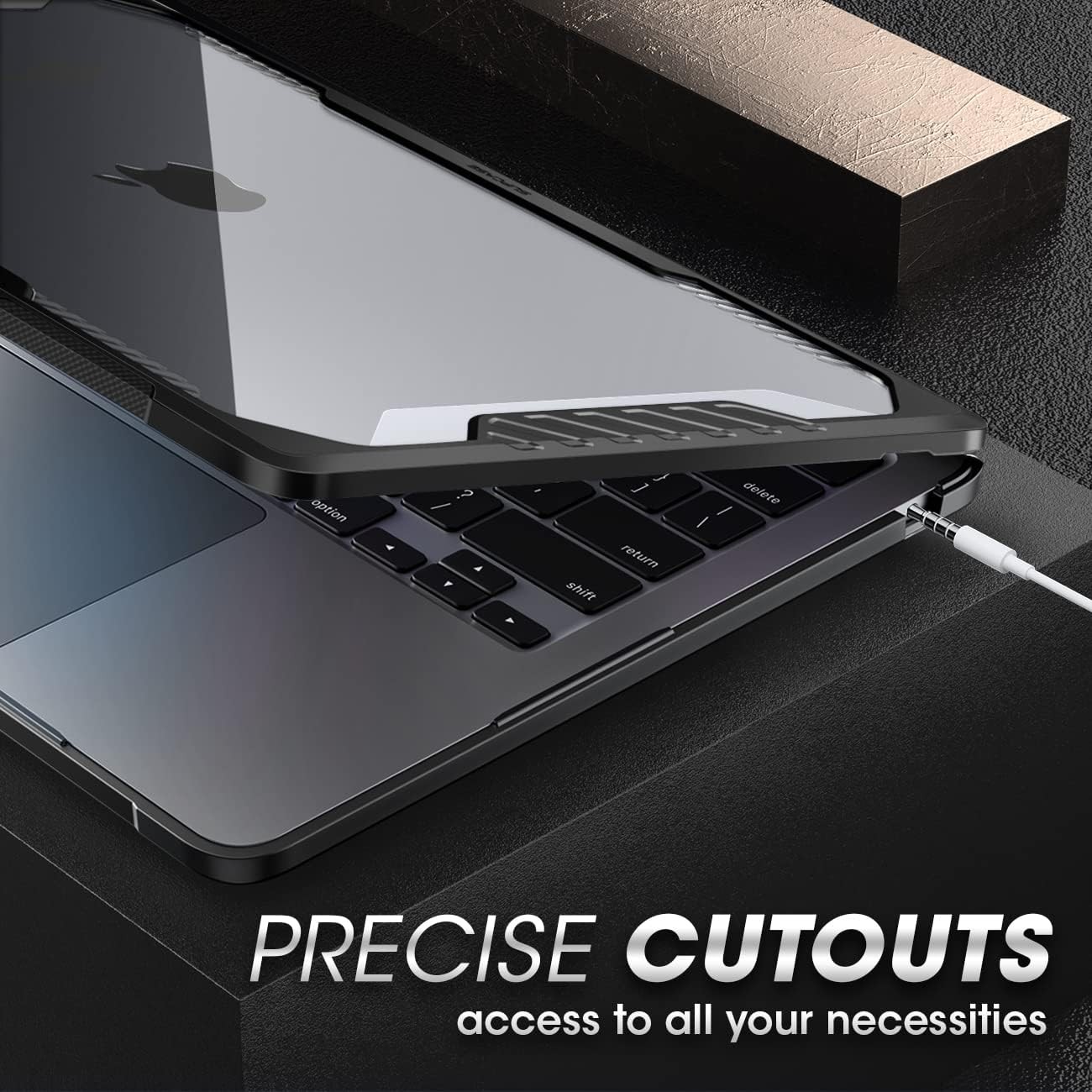 MacBook Air 15 Inch Case 2026/2025/2024/2023 Heavy Duty Shockproof Hard Shell Co
