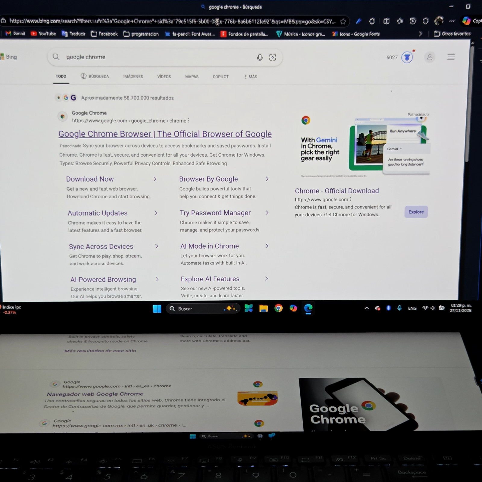 ASUS ZenBook Pro 14 Duo OLED UX8402 14.5″ (1TB SSD, 32GB, i7-12700H (2.30GHz)
