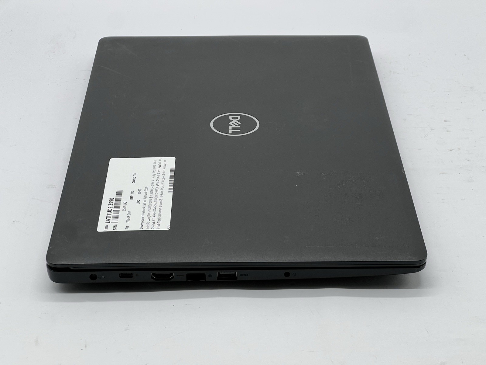Dell Latitude 3590, i7-8550U CPU, @ 1.80GHz, 8GB RAM, 256GB SSD-No OS/Charger
