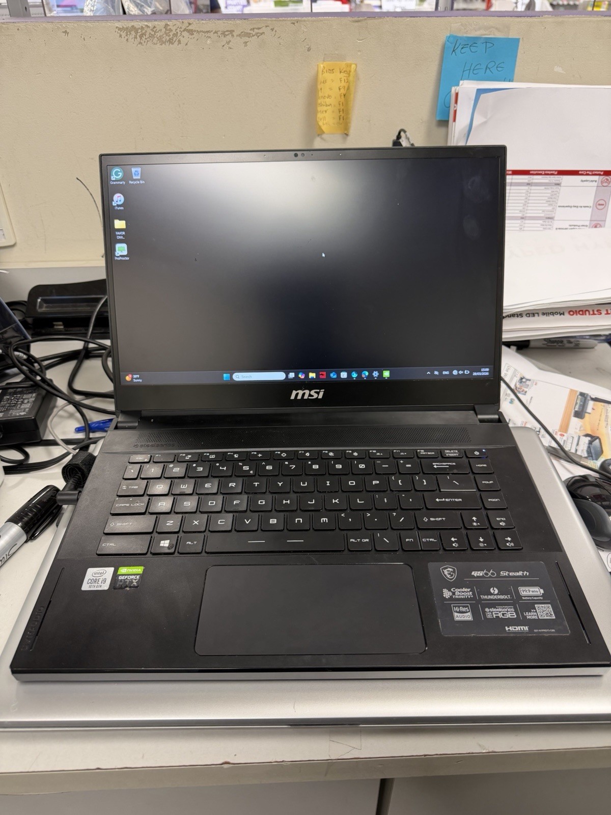 MSI GS66 Stealth Gaming Laptop Intel Core i9 NVIDIA RTX SSD Windows 11