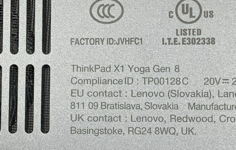 Lenovo ThinkPad X1 Yoga Gen 8 Touchscreen | Intel i7-1365U 1TB NVMe 32GB DDR5