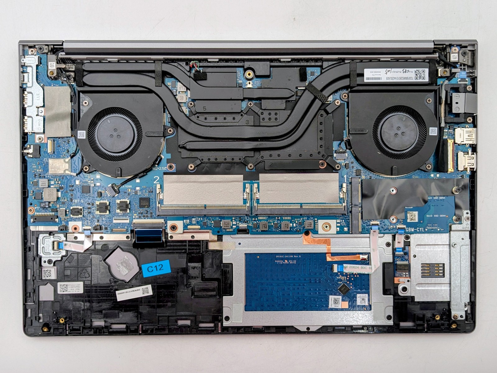 HP ZBOOK Power G9 15″ FHD I7-12800H RTX A2000 Motherboard Palmrest *READ*