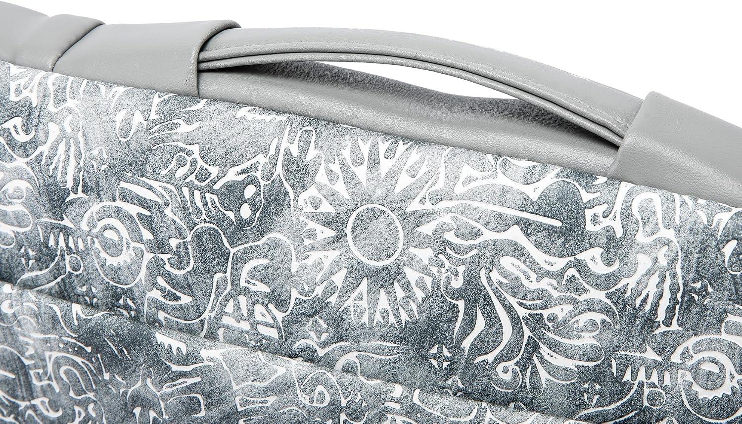 Embossed PU Leather 360° Heavy Duty Protective Laptop Sleeve for 15 inch-15.6 in