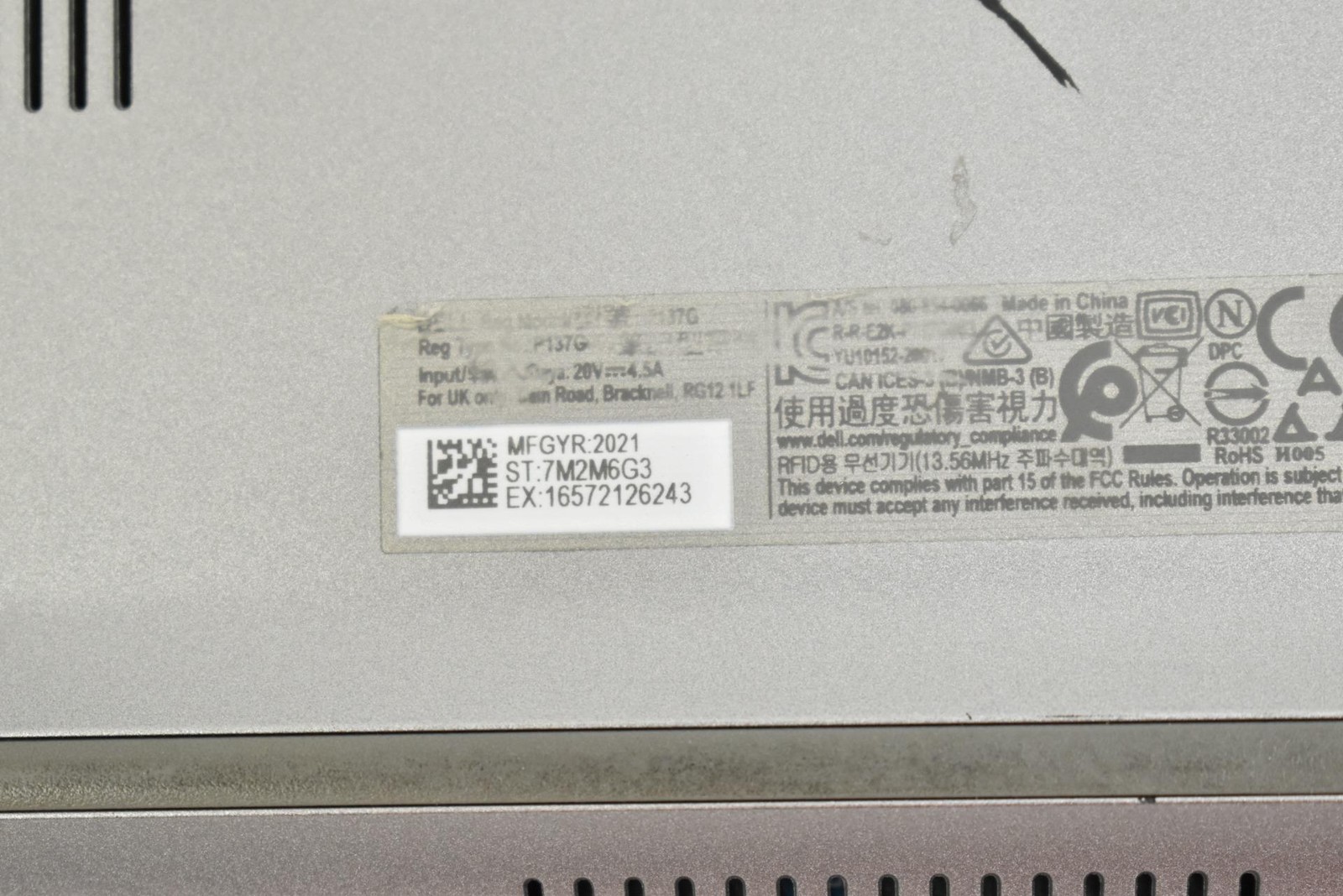 Dell Latitude 5421 Laptop i5-11500H 2.90GHz 16GB 256GB SSD 14″ No OS *See Issues