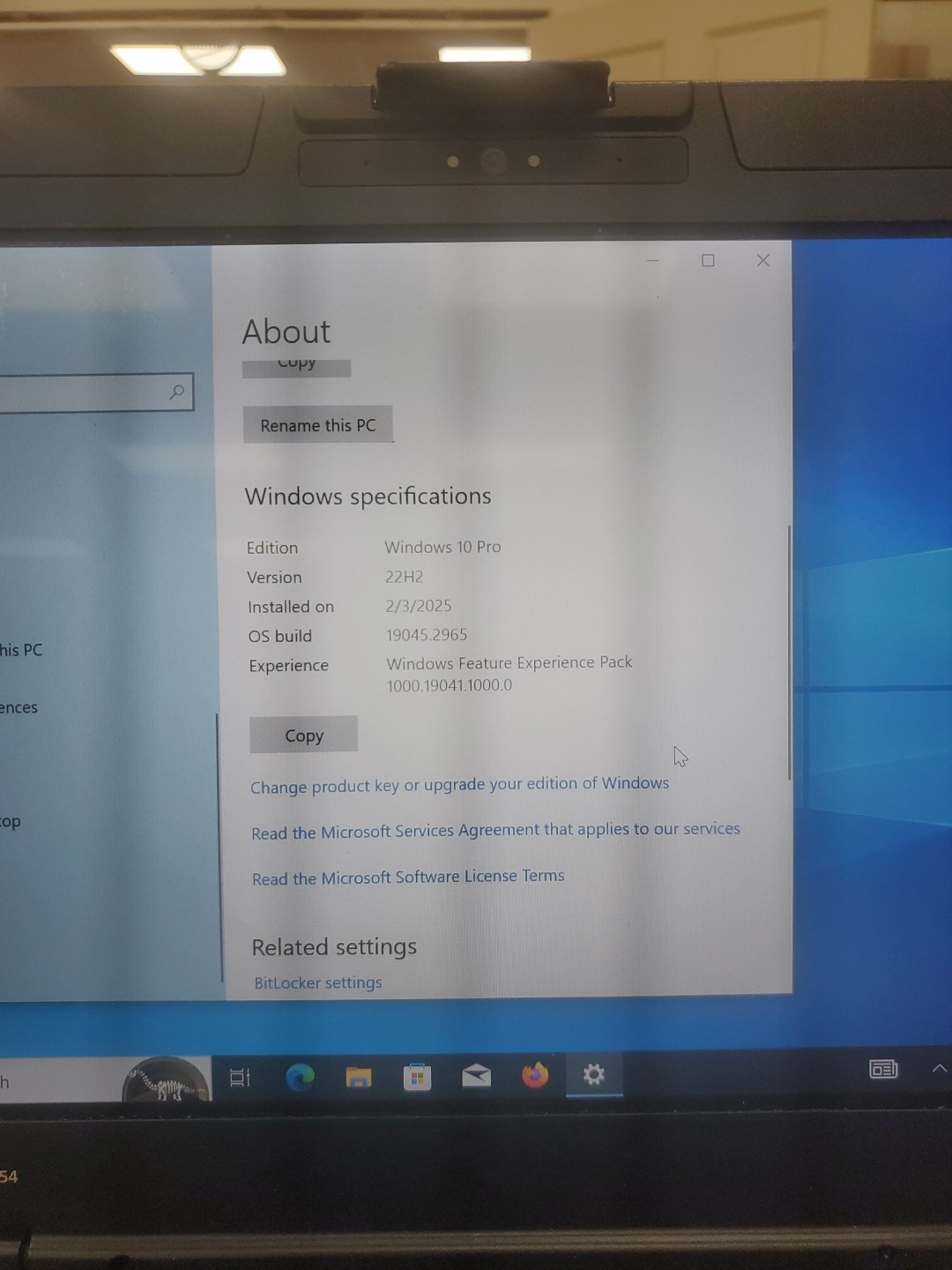 Panasonic Toughbook CF-54 MK3 FHD i5-7300U 8GB 256GB ssd 20180Hrs