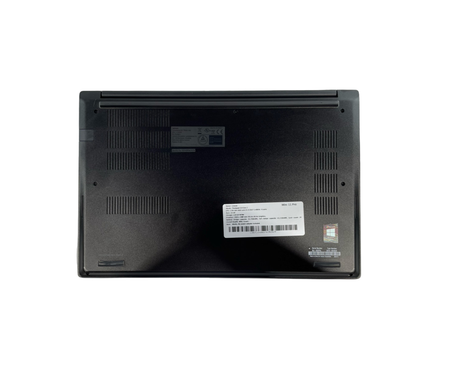 Lenovo ThinkPad E14 Gen 2 Core i5-1135G7, 16GB RAM, 128GB NVME, Win11P