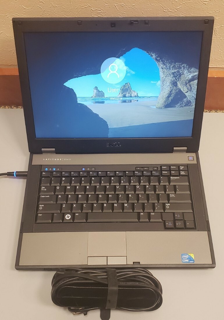 Dell Latitude E5410 Core i5 M520 14″ 2.40GHz 4GB RAM 320GB HDD WEBCAM WIN 10
