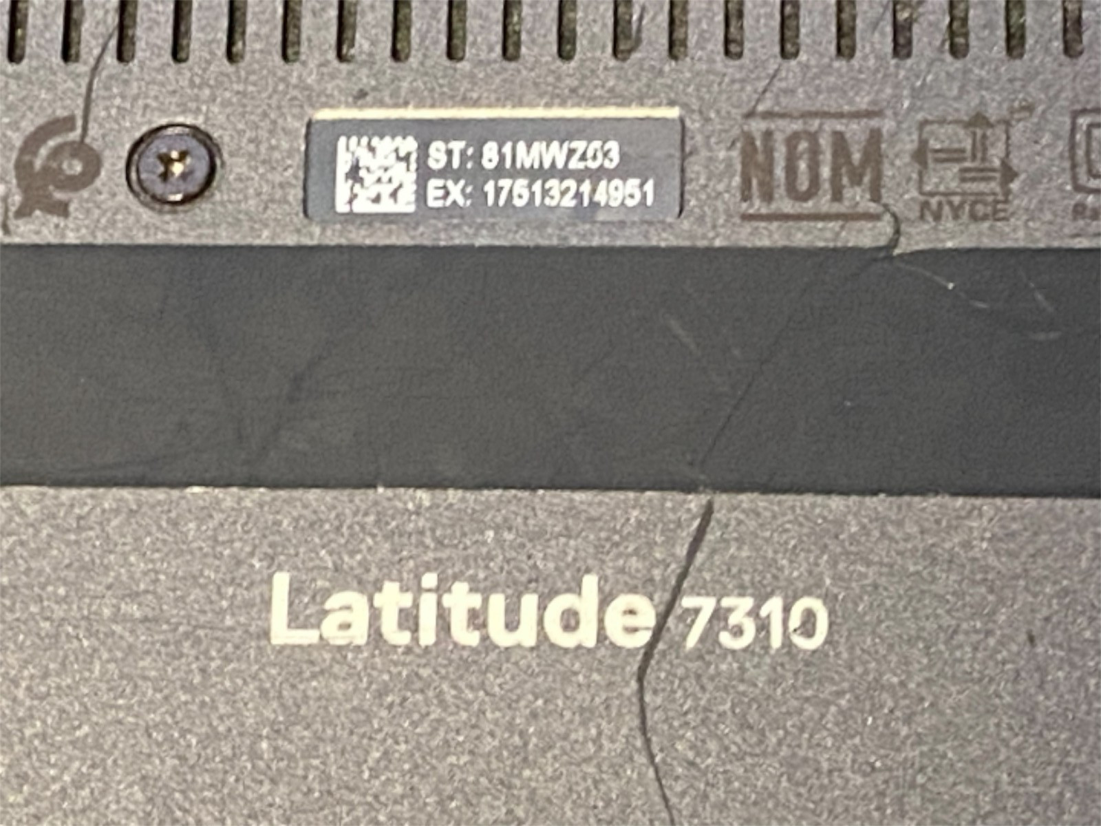 Dell Latitude 7310 Laptop i5-10310U 16GB RAM NO SSD Boots to Bios