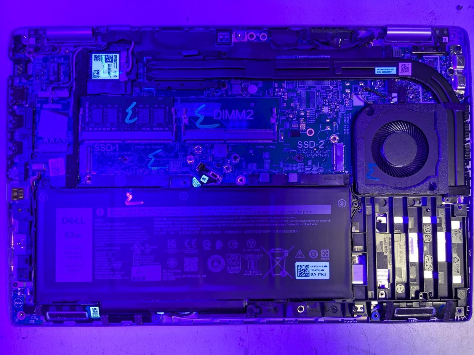 DELL LATITUDE 5520 i5-1145G7 @ 2.60GHz, 8GB RAM, NO HDD/OS – (FOR PARTS)