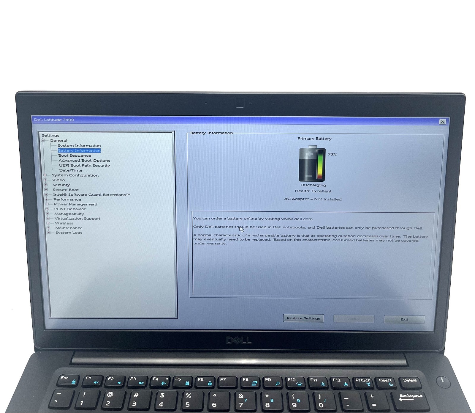 Dell Latitude 7490 14″ i7-8650U 16GB RAM 512GB SSD Business Laptop