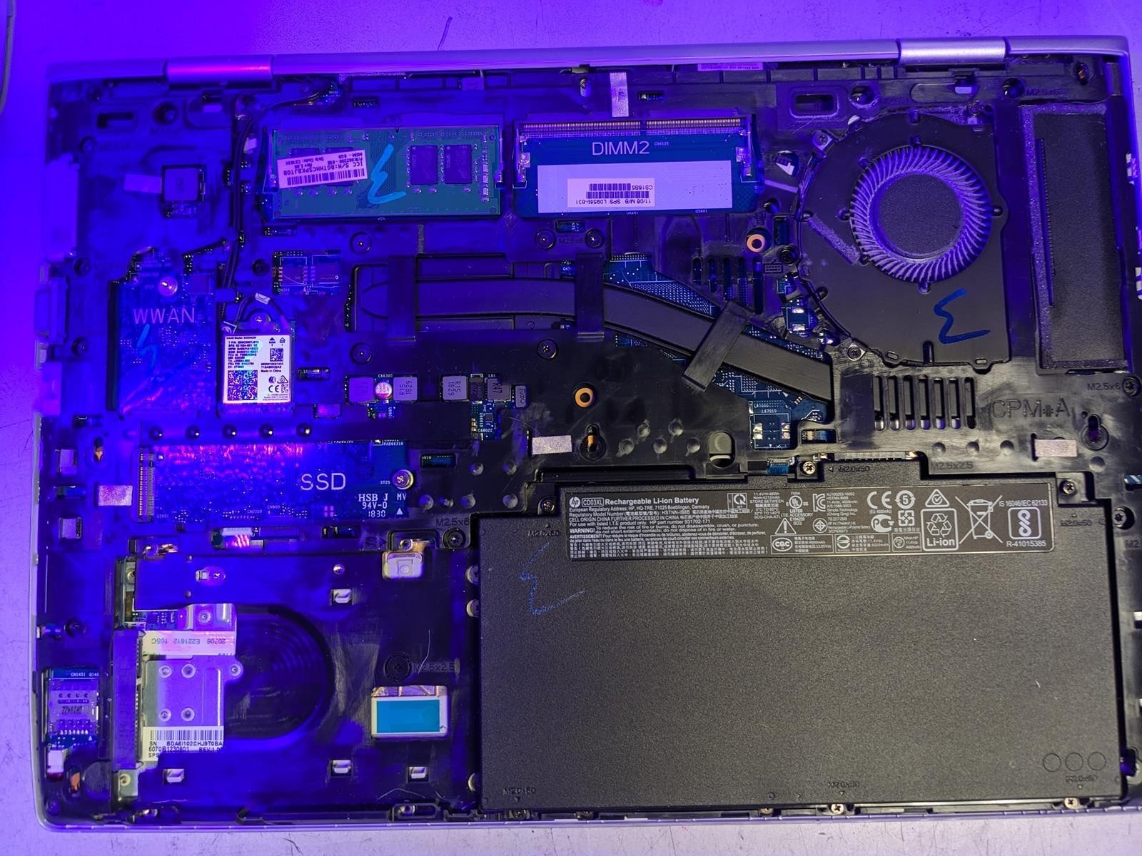 HP PROBOOK 640 G4 i5-8350U @ 1.7GHz, 8GB RAM, NO HDD/OS