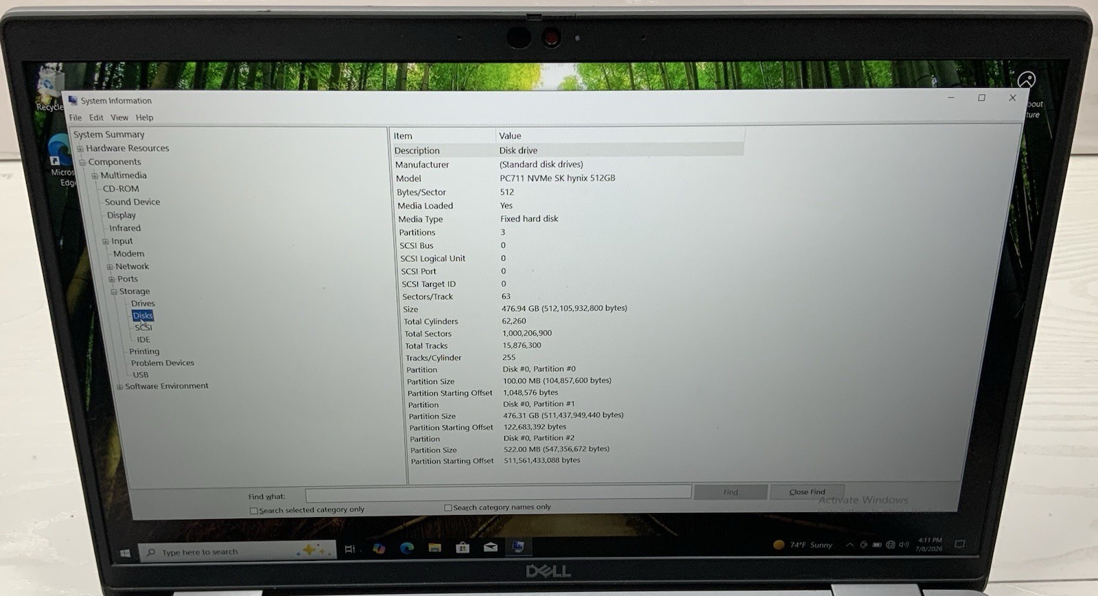 Dell Precision 3560 15.6″ i7-1185G7 3.0GHz 32GB Ram 512GB NVMe T500 Win 10 Pro