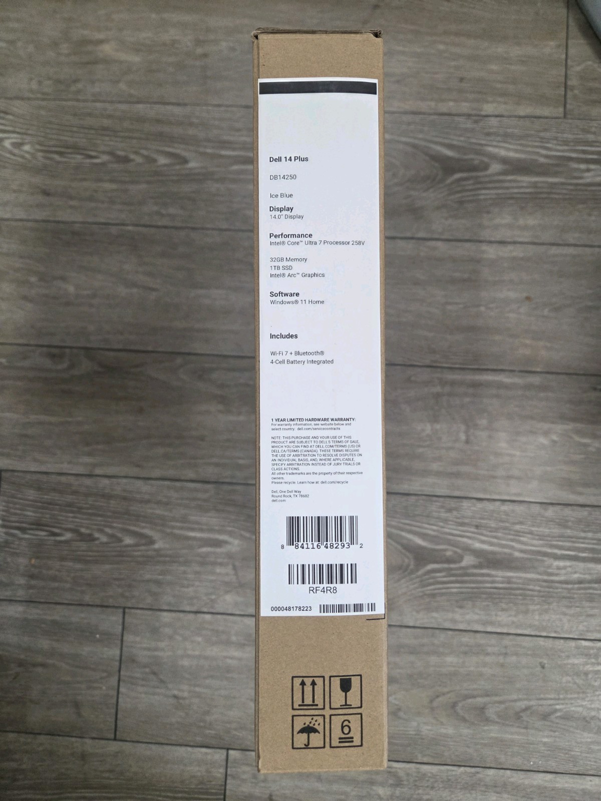 DELL 14 PLUS DB14250 Ice Blue 14” Display Ultra7 258V 32GB Memory 1 TB SSD