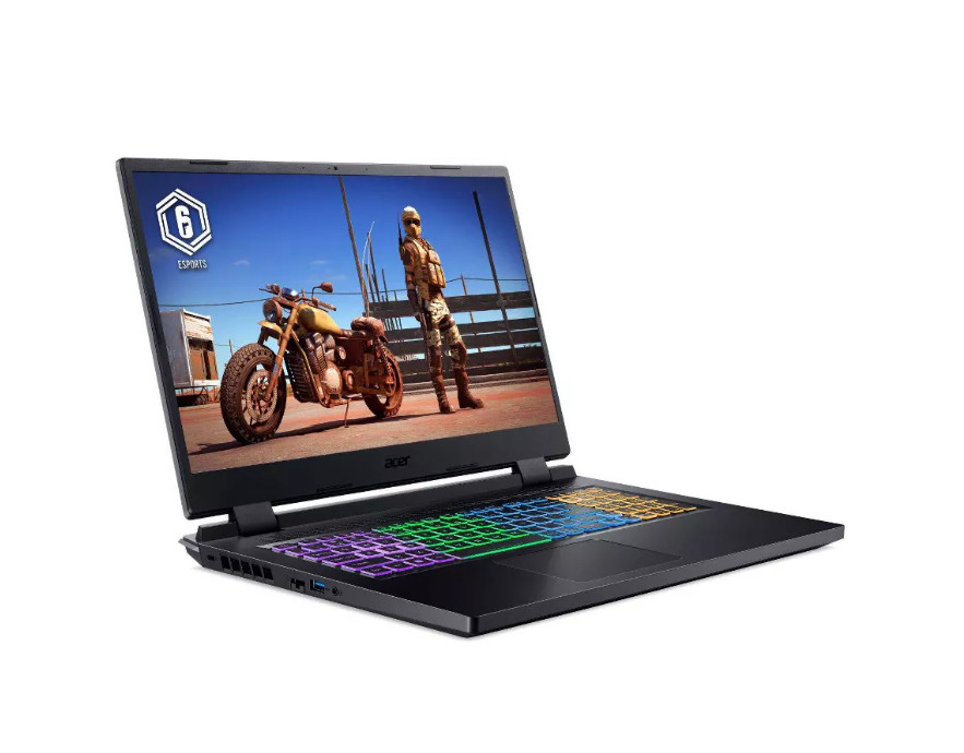 Acer Nitro 5 17.3″ Gaming Laptop – 512GB SSD, i5-12450H, 8GB RAM, NVidia RTX3050